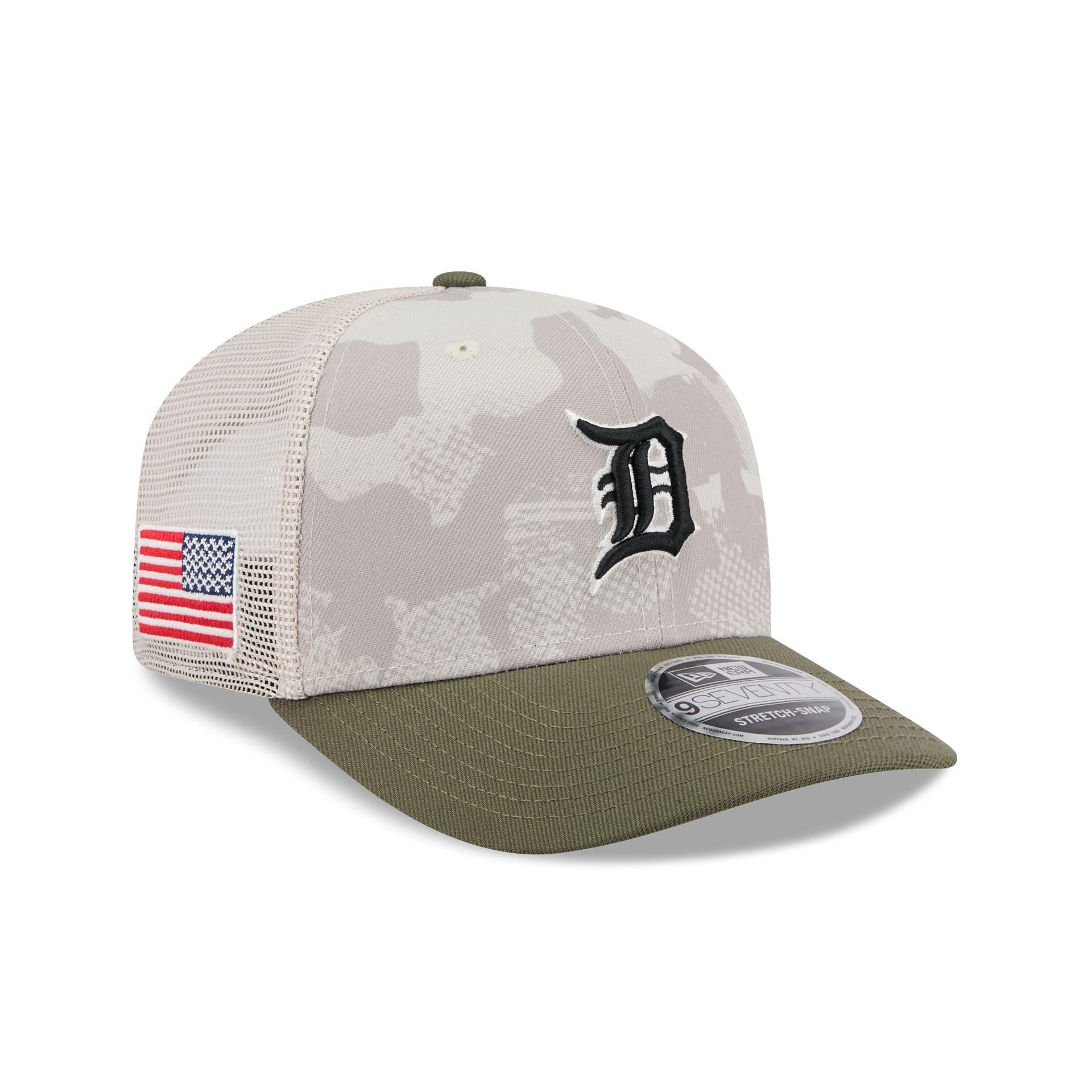 Detroit Tigers Armed Forces Day 2025 9SEVENTY Trucker Hat Male Product Image