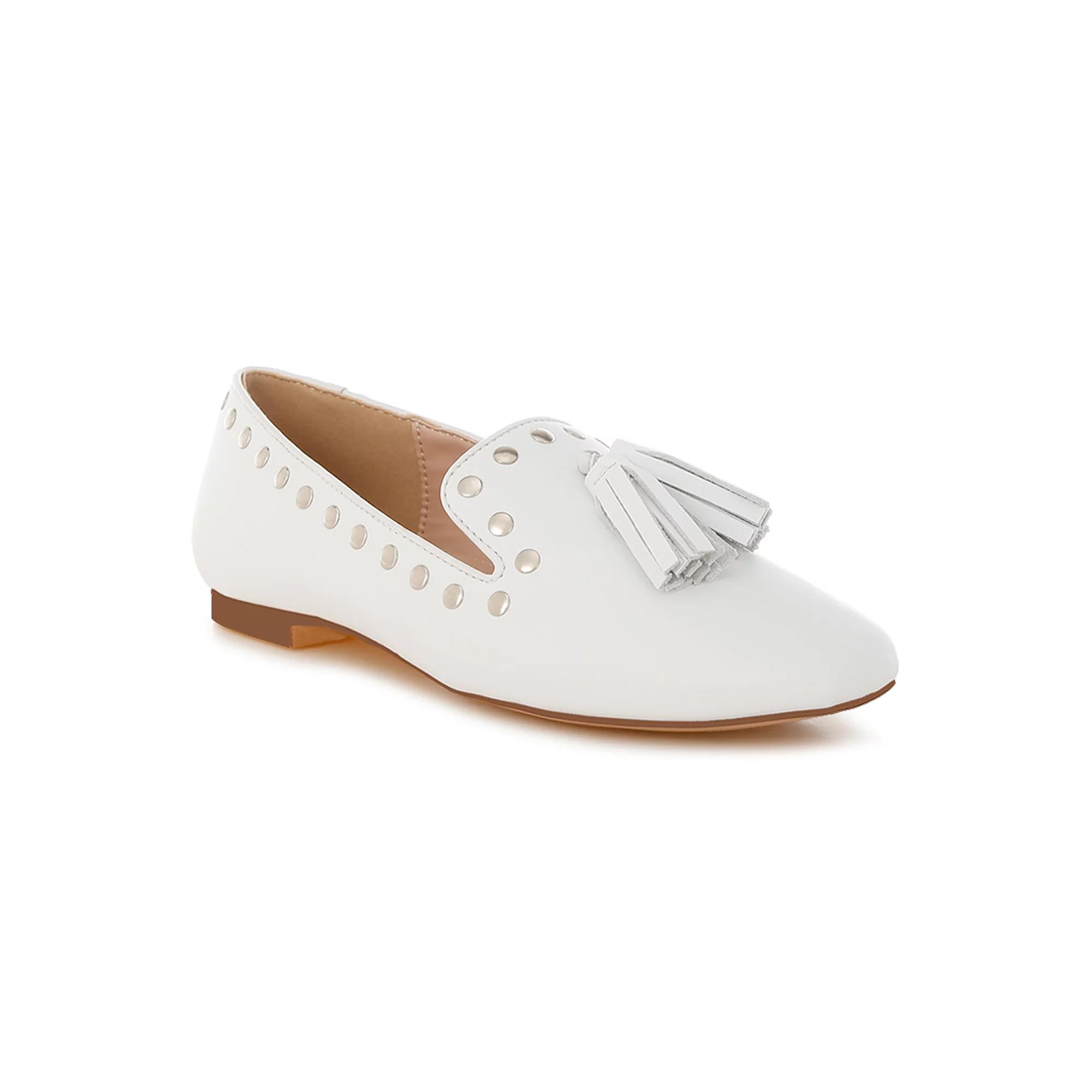 Rag & Co Philoha Women's Loafers, Size: 6, White Product Image