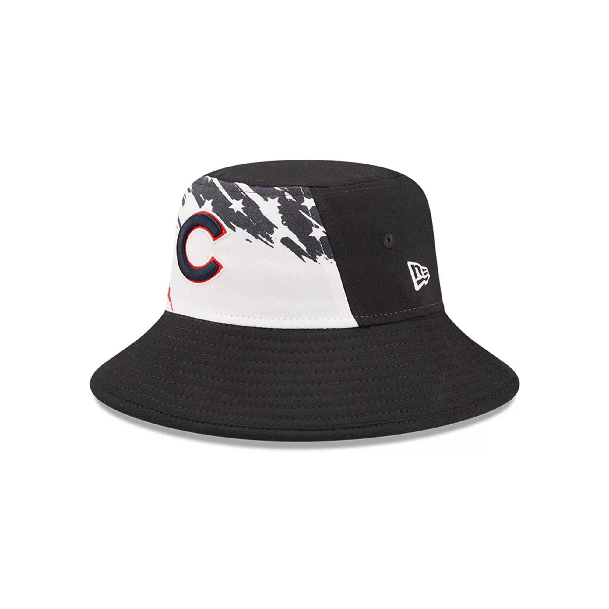 Men's New Era Navy Chicago Cubs 2022 4th of July Bucket Hat, Blue Product Image