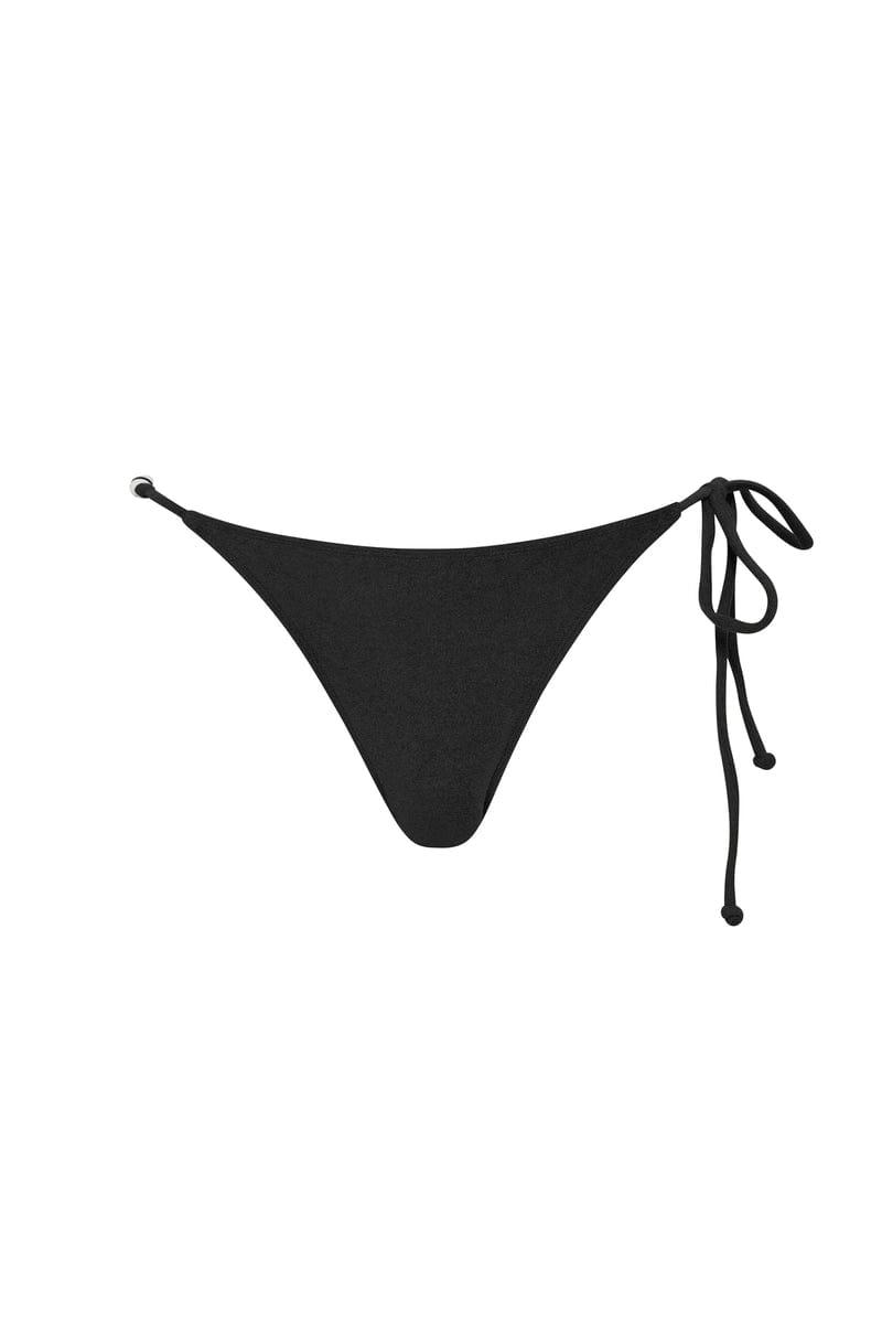 San Marco Bikini Top Black Towelling - Final Sale Product Image