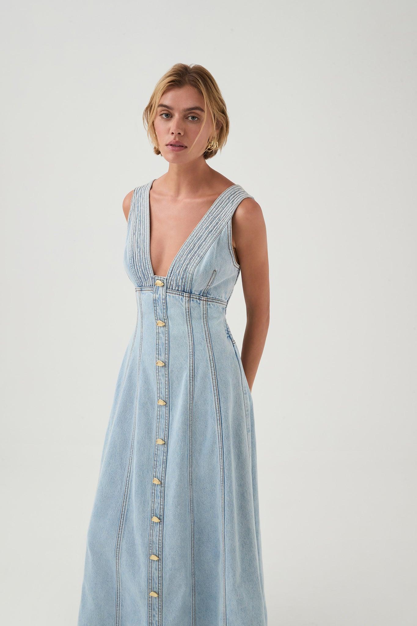 Coast Denim Midi Dress Product Image