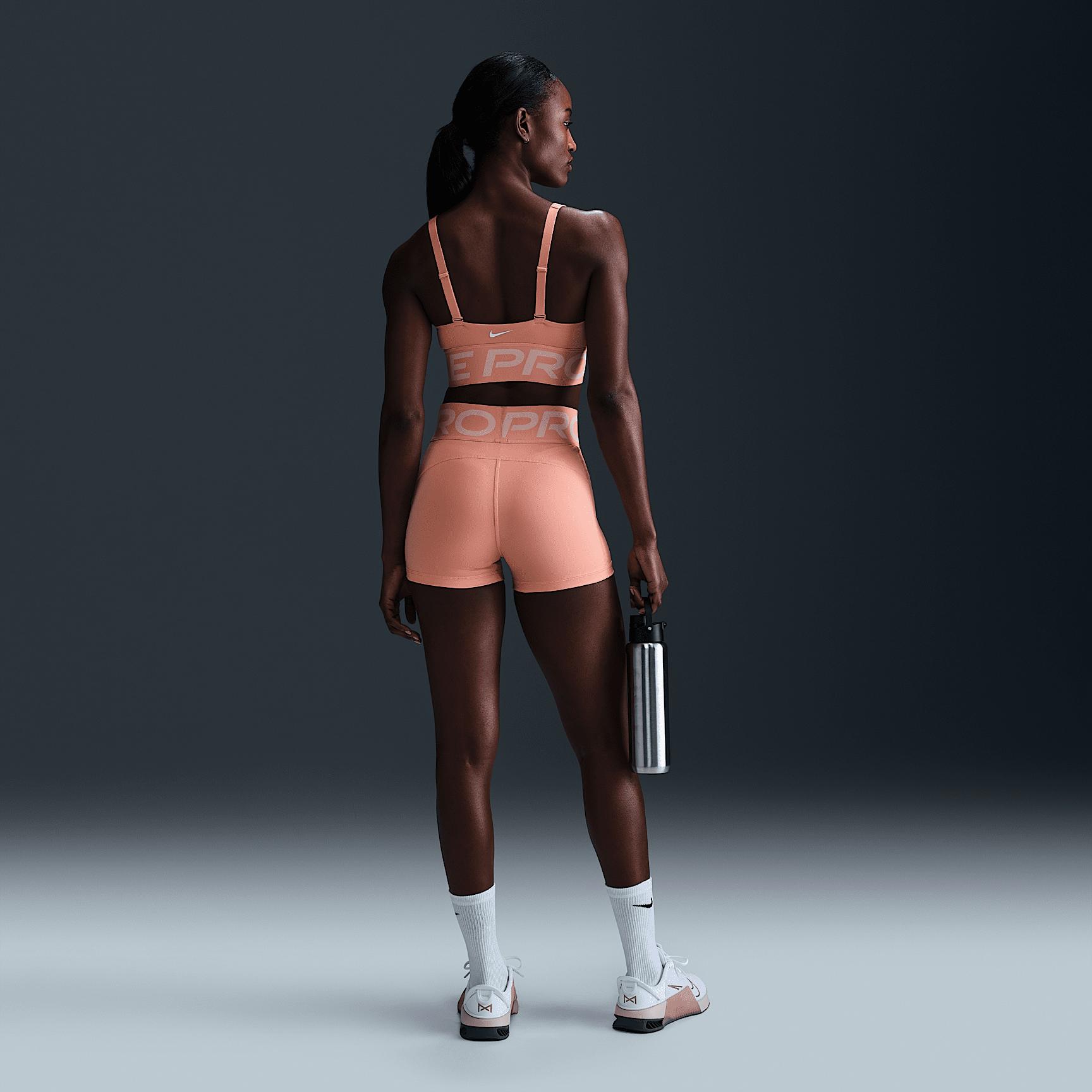 Womens Nike Pro Indy Plunge Medium-Support Padded Sports Bra | HF7324-844 Product Image