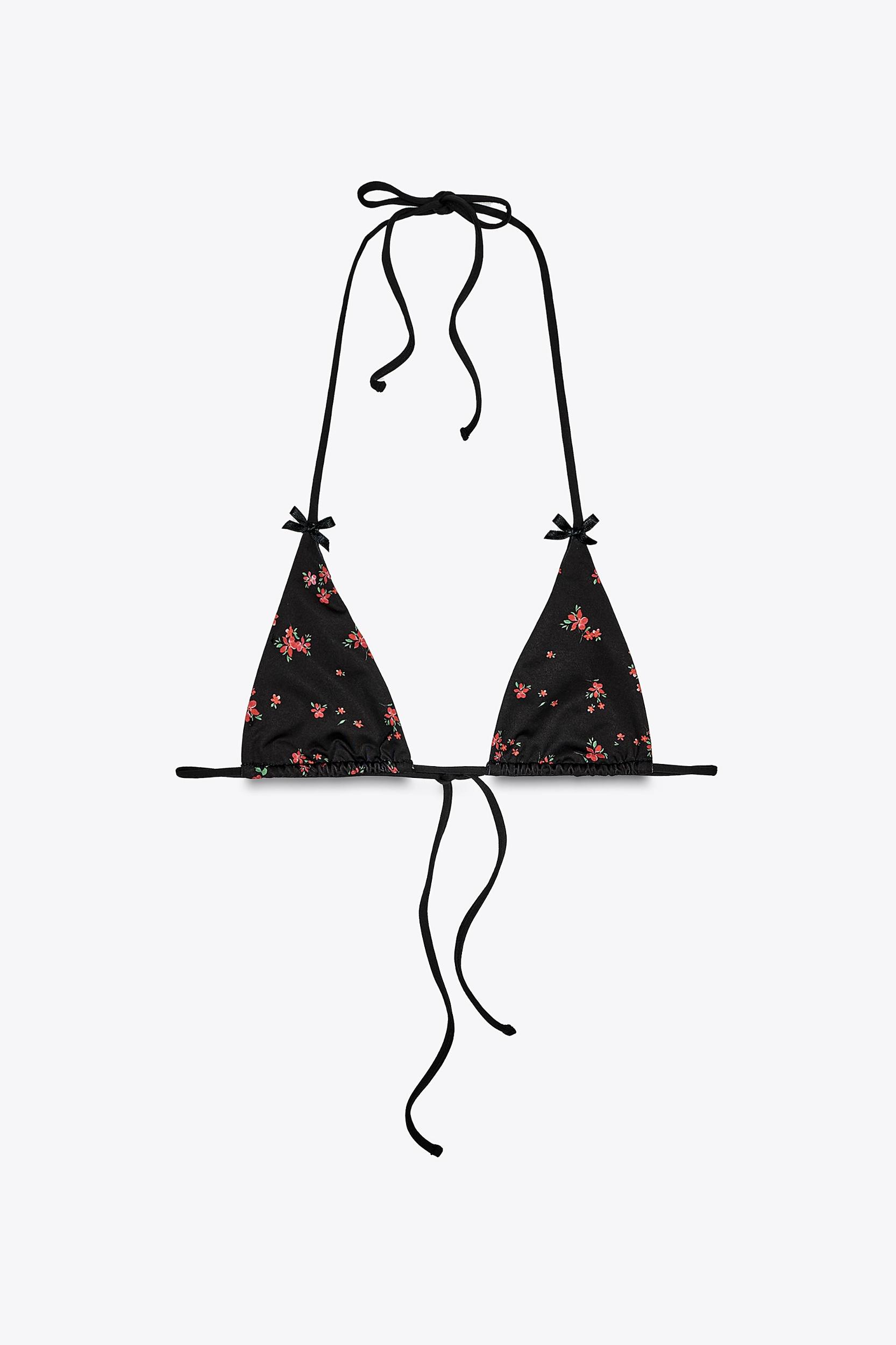 FLORAL PRINT BIKINI TOP Product Image