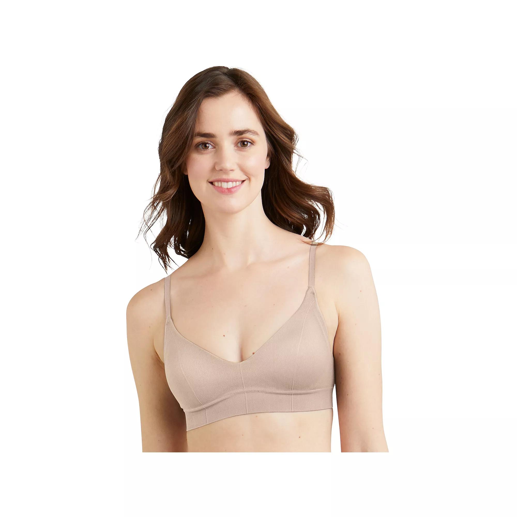 Maidenform® M Wireless Stretch Rib Bralette DM2303, Women's, Size: Small, Black Product Image