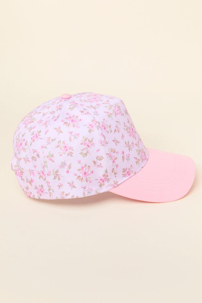 Pink Floral Trucker Hat FINAL SALE Product Image