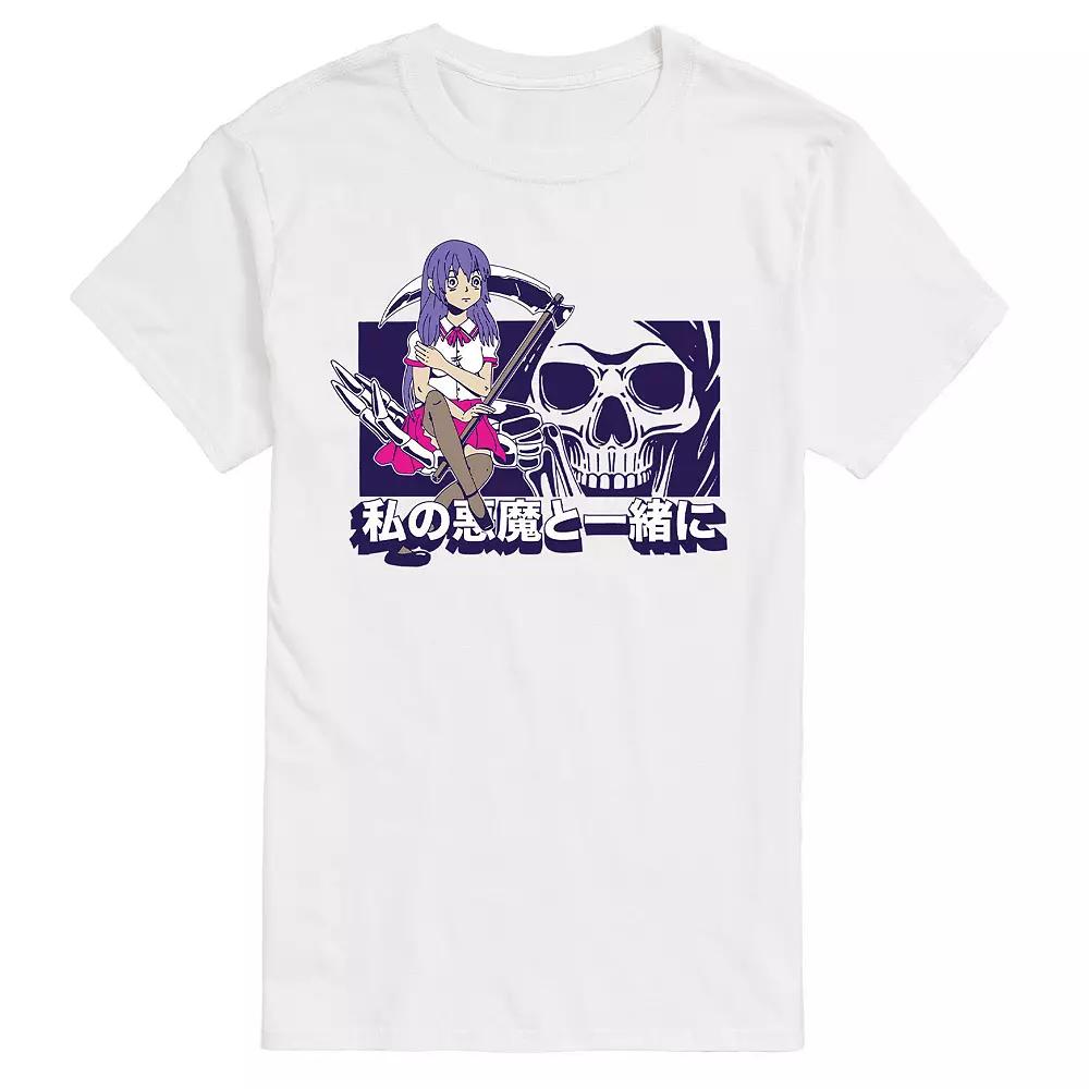 Big & Tall Anime Down With My Demons Tee, Men's,  Product Image