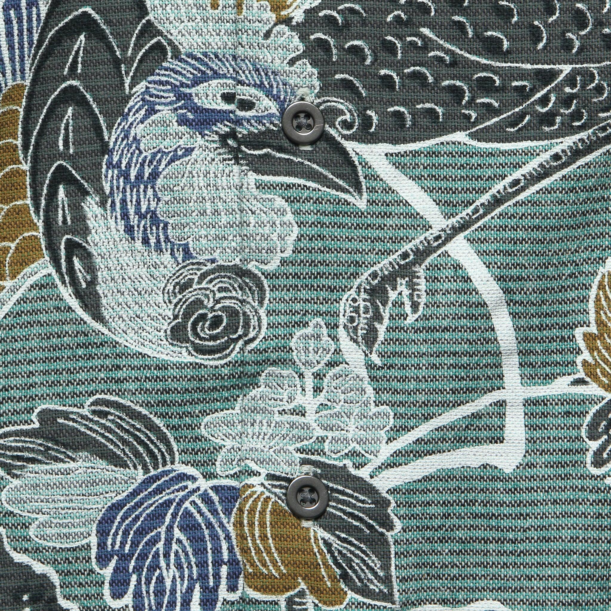 Kenji Camp Shirt - Green Product Image