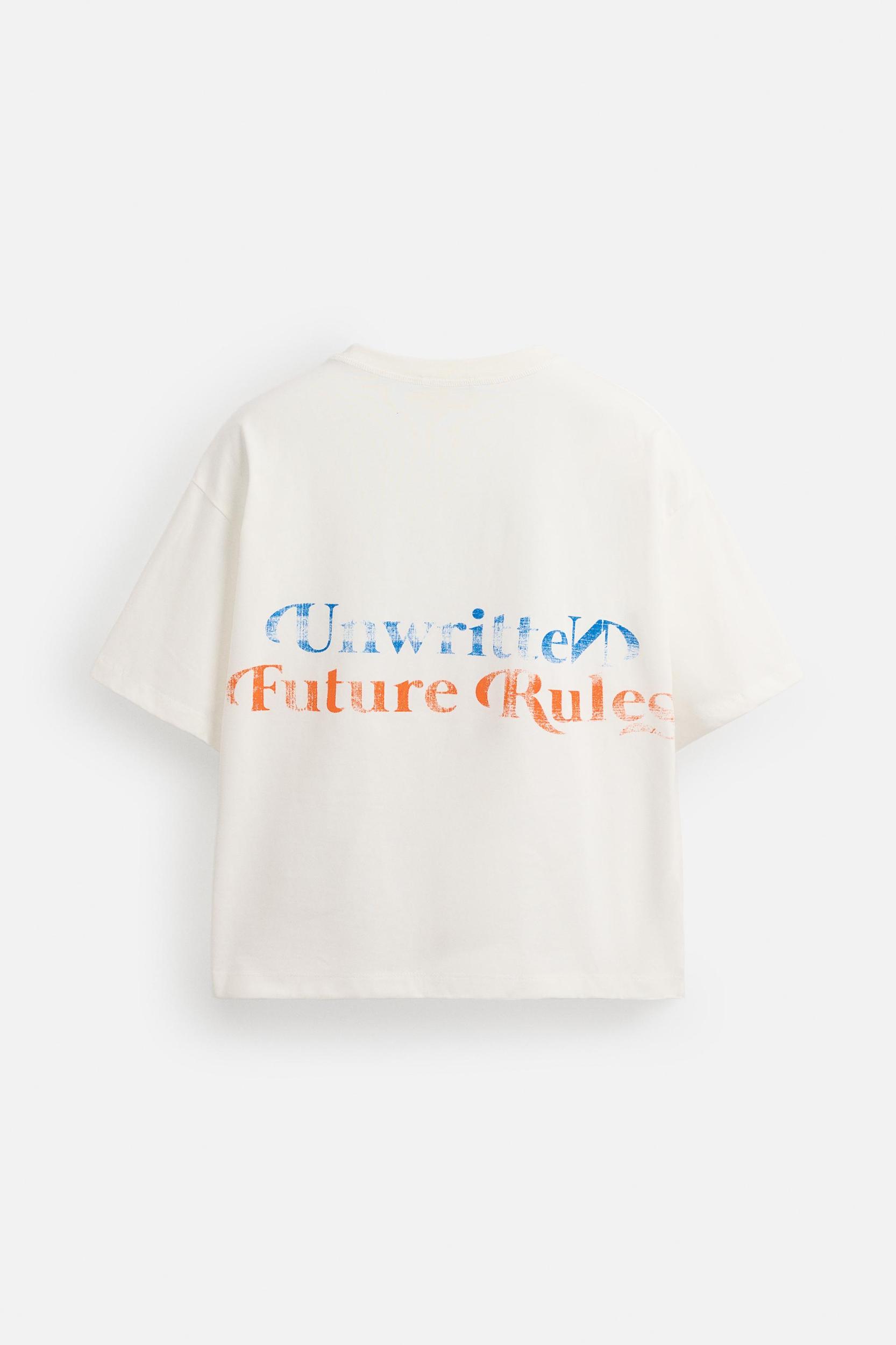 WASHED PRINT T-SHIRT Product Image