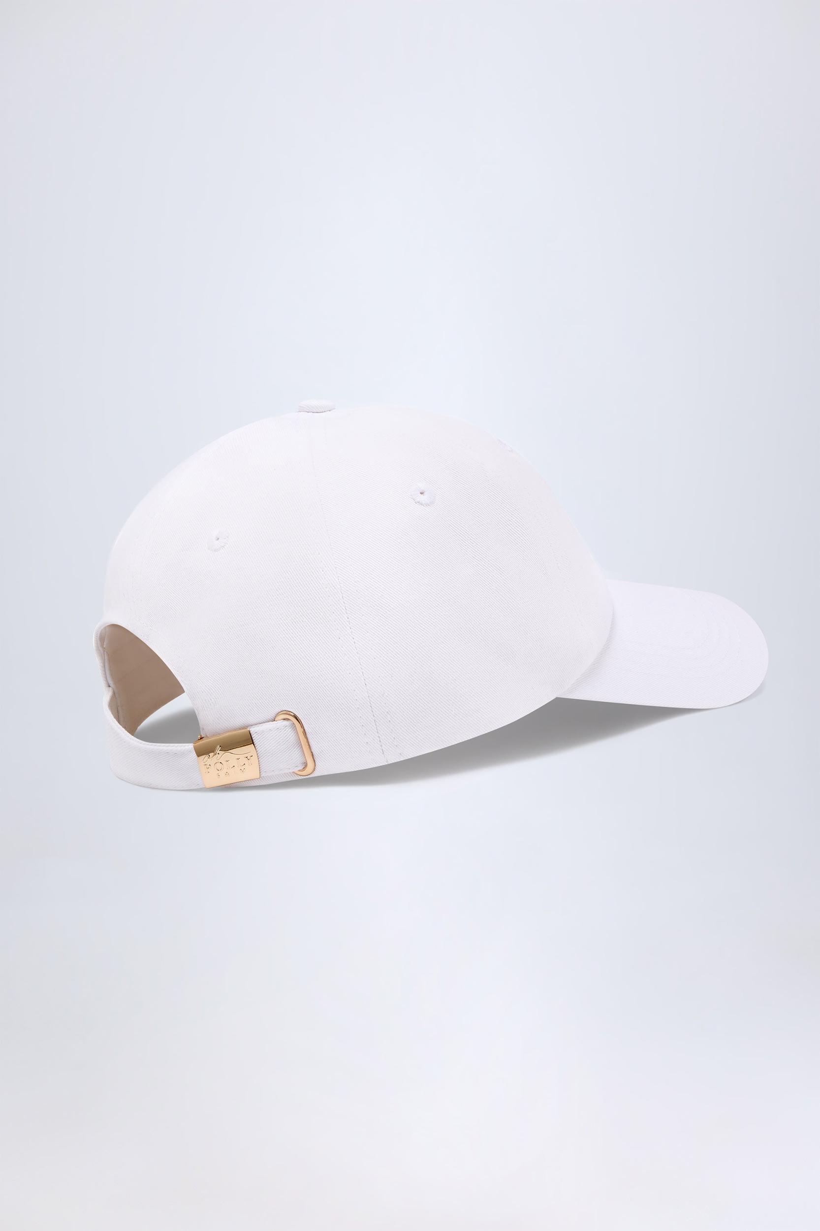Logo Baseball Cap in White Product Image