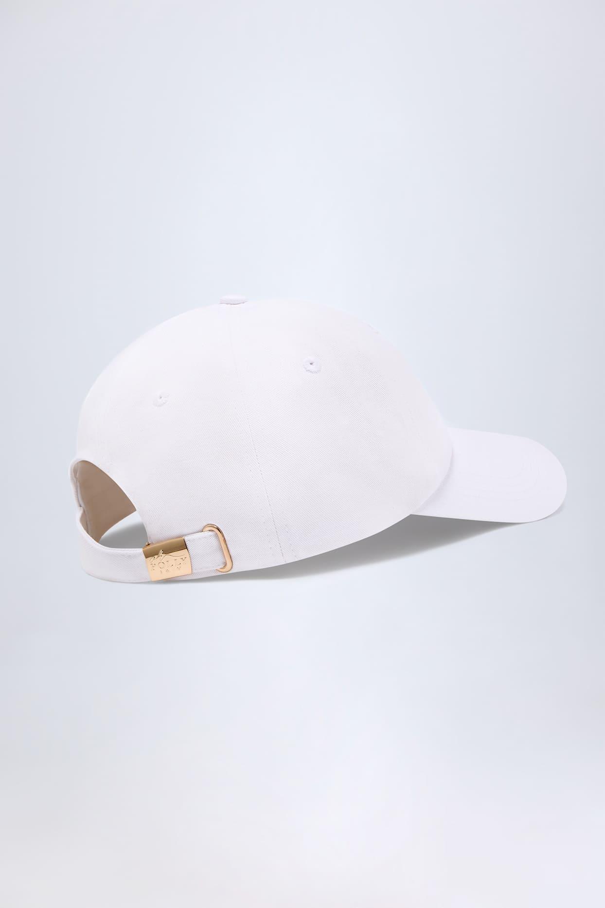 Logo Baseball Cap in White Product Image