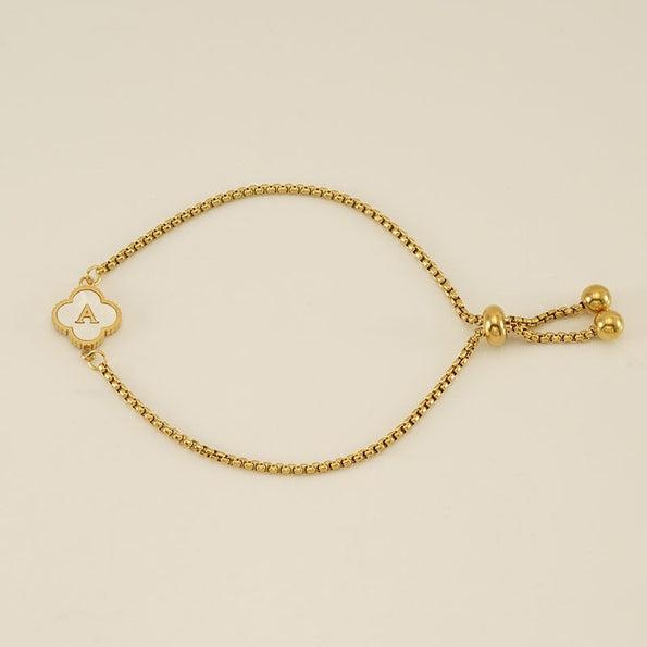 Clover Initial Bracelets Product Image