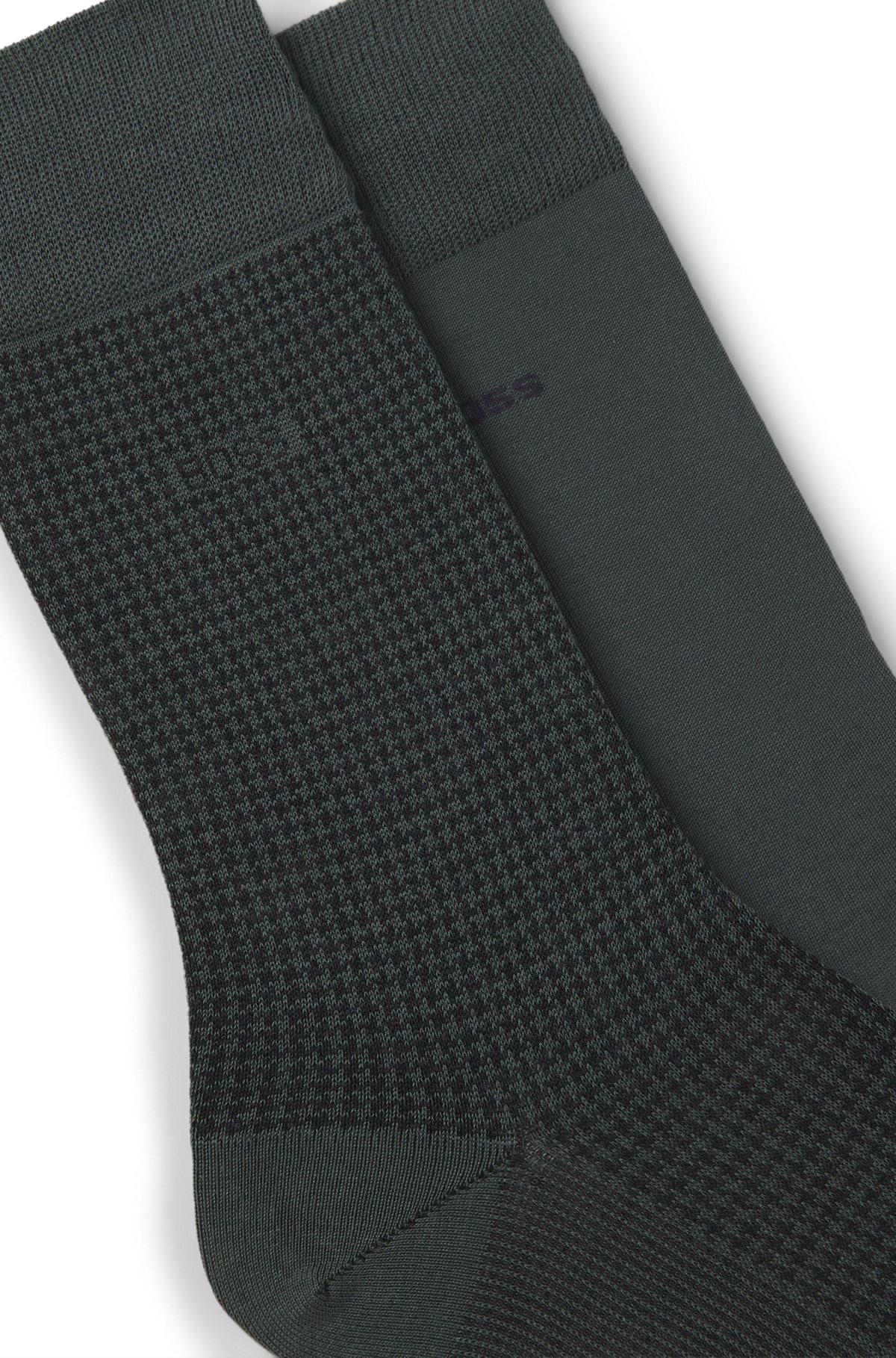 Two-pack of socks in a cotton blend Product Image