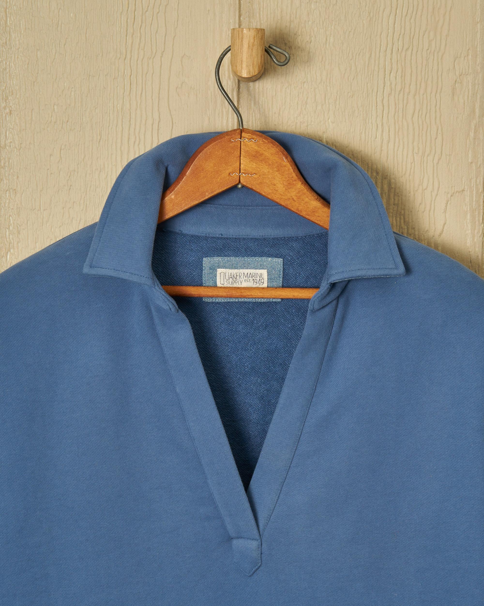 Inlet Pullover in Iris Loopback Terry Product Image