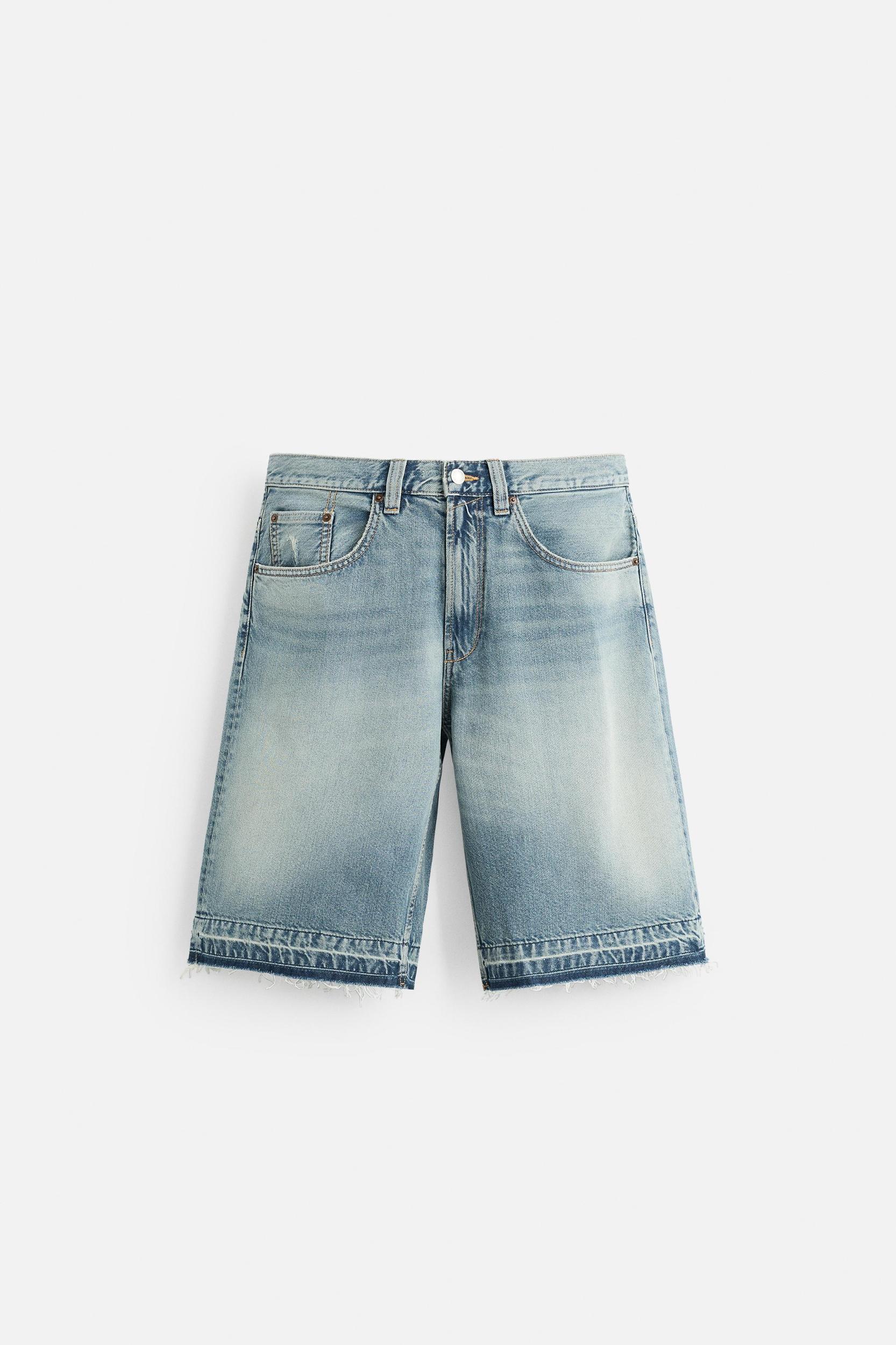 BAGGY FIT DENIM SHORTS Product Image