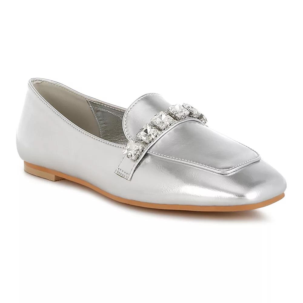 Rag & Co Celosia Women's Loafers, Size: 8, Silver Product Image