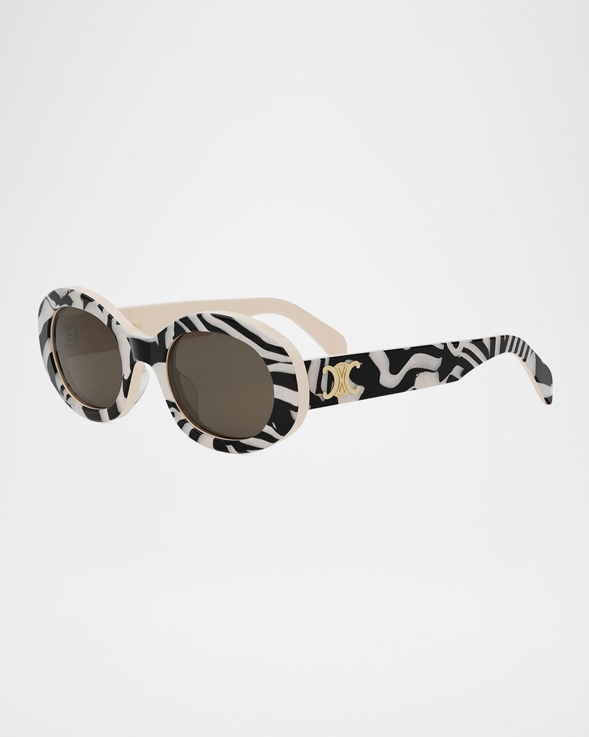 Mens 3 Dots 57MM Butterfly Sunglasses Product Image