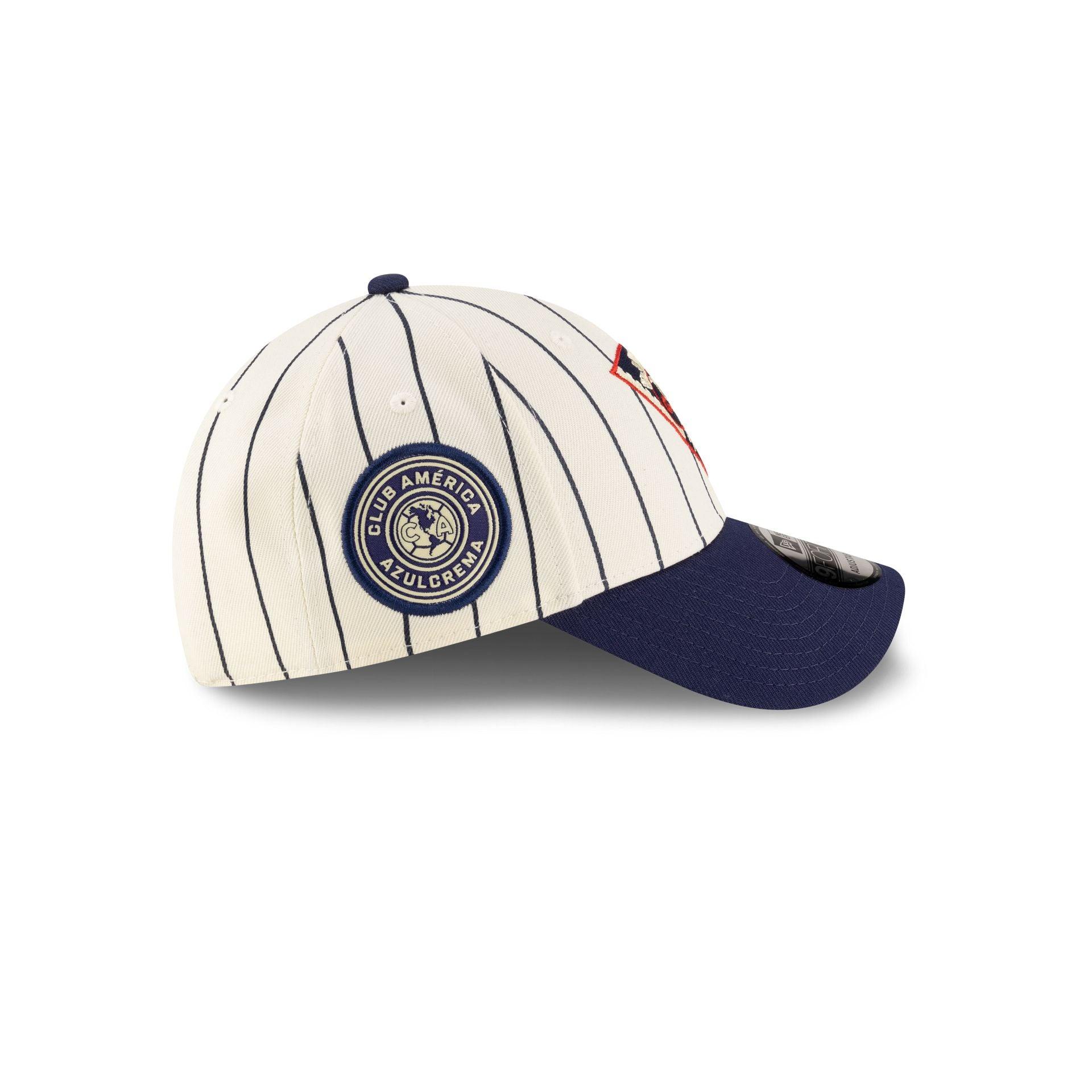 Club América Retro Pinstripe 9FORTY Snapback Hat Male Product Image