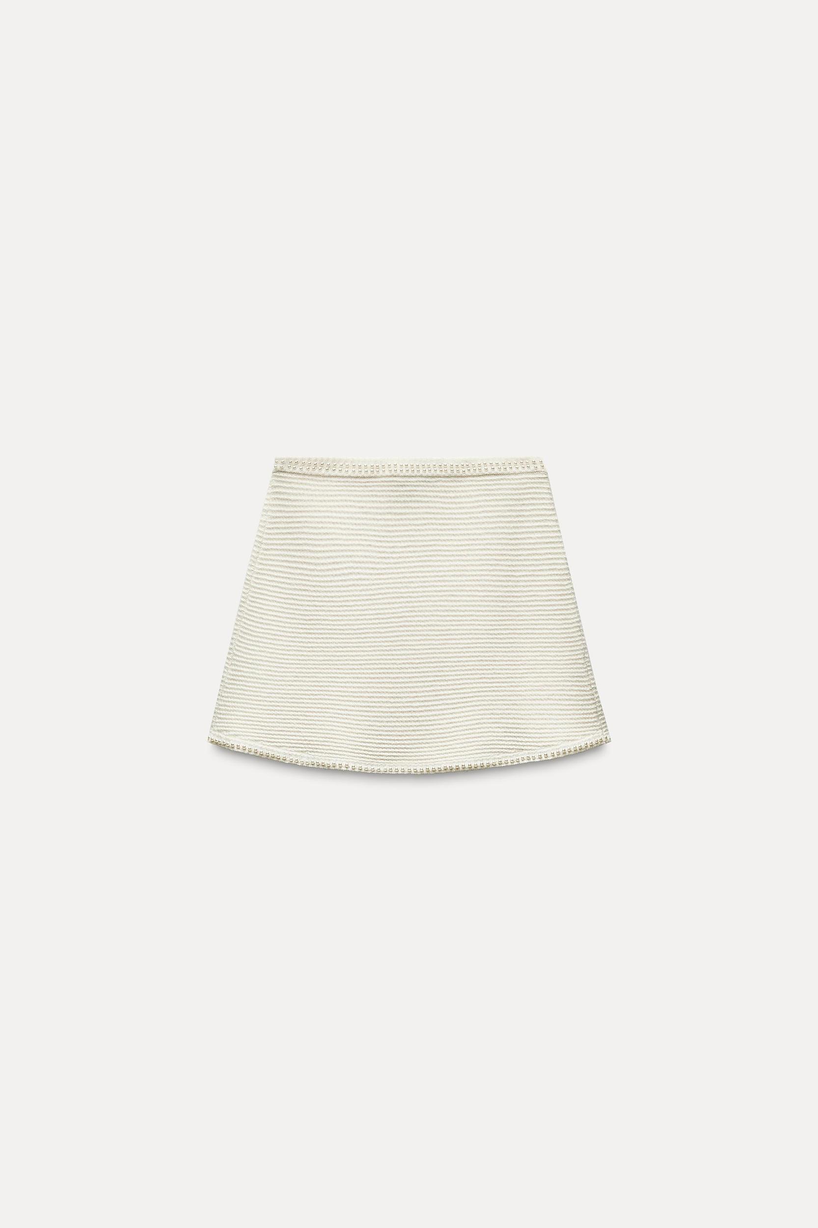 PEARL KNIT MINI SKIRT Product Image