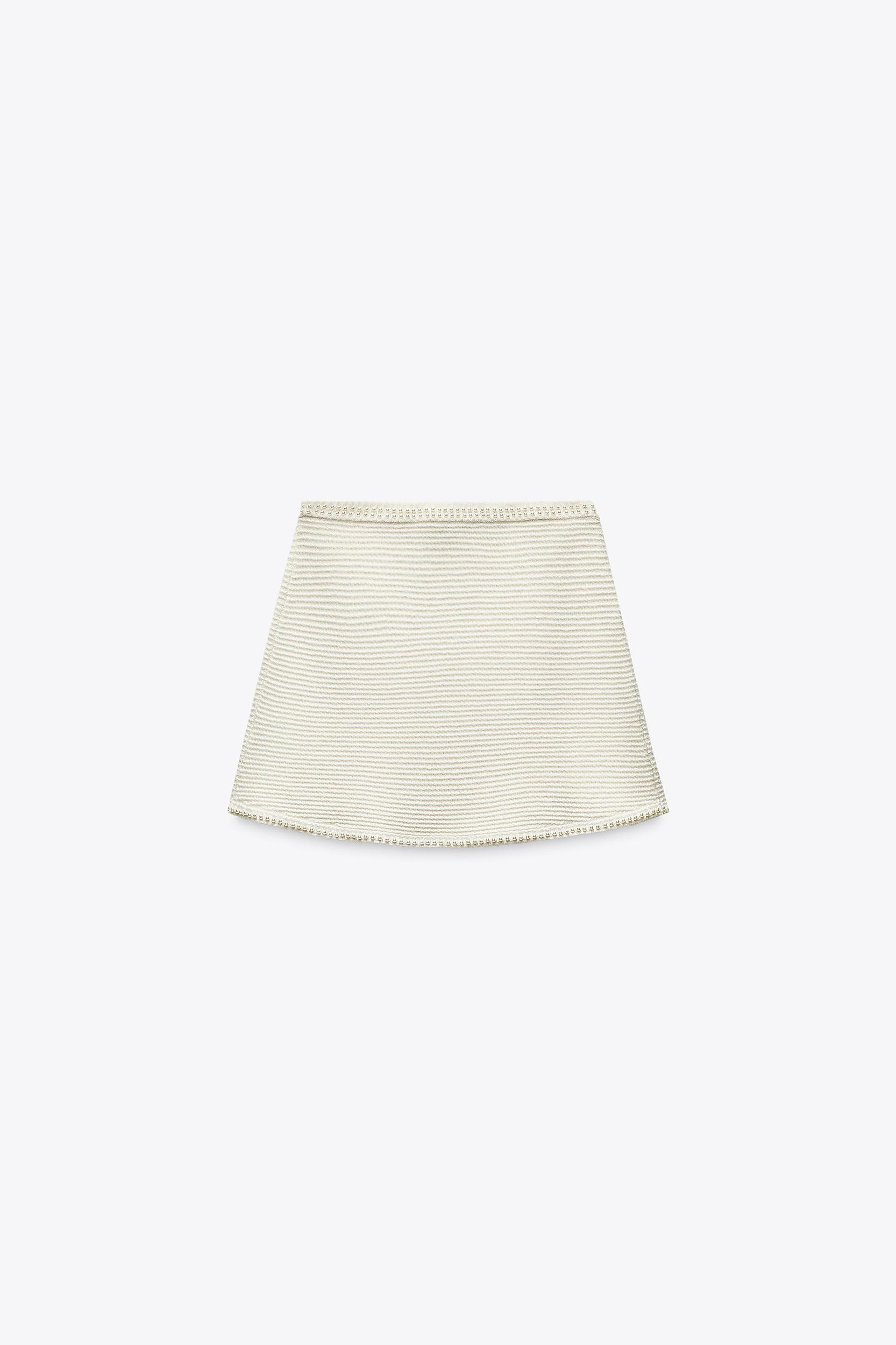 PEARL KNIT MINI SKIRT Product Image
