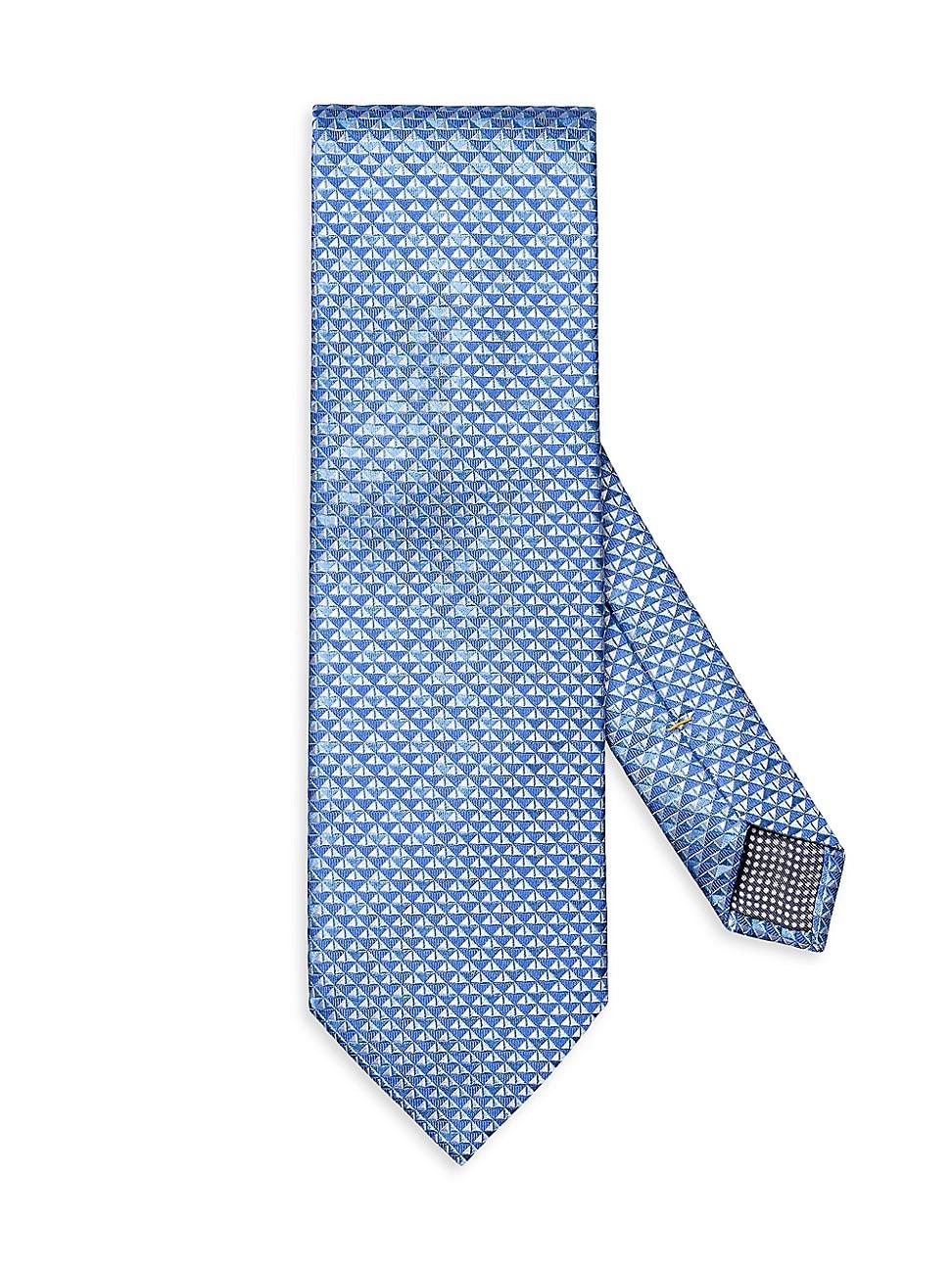 Mens Geometric Silk Tie Product Image