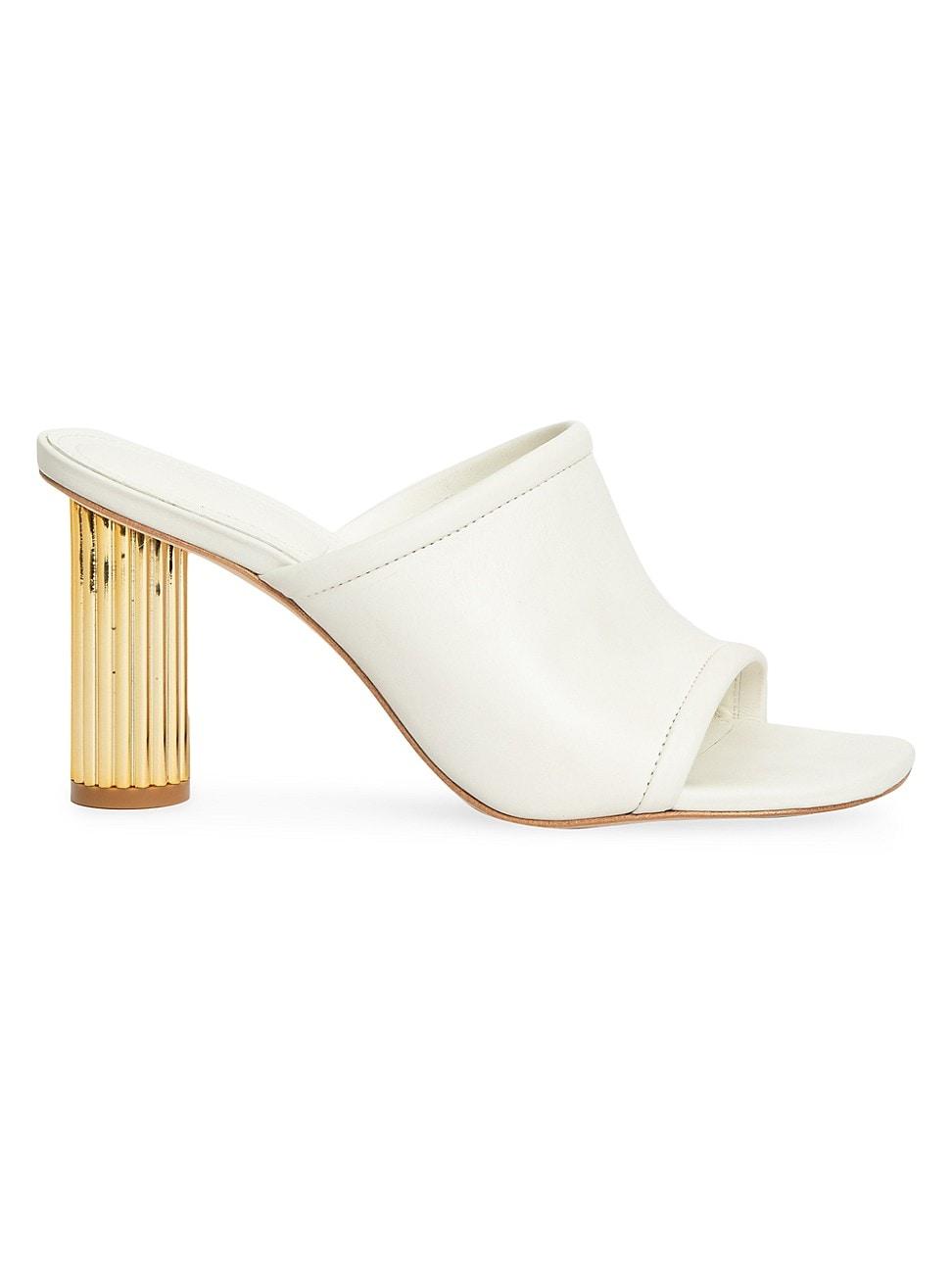 Womens Winston 80MM Leather Mules Product Image