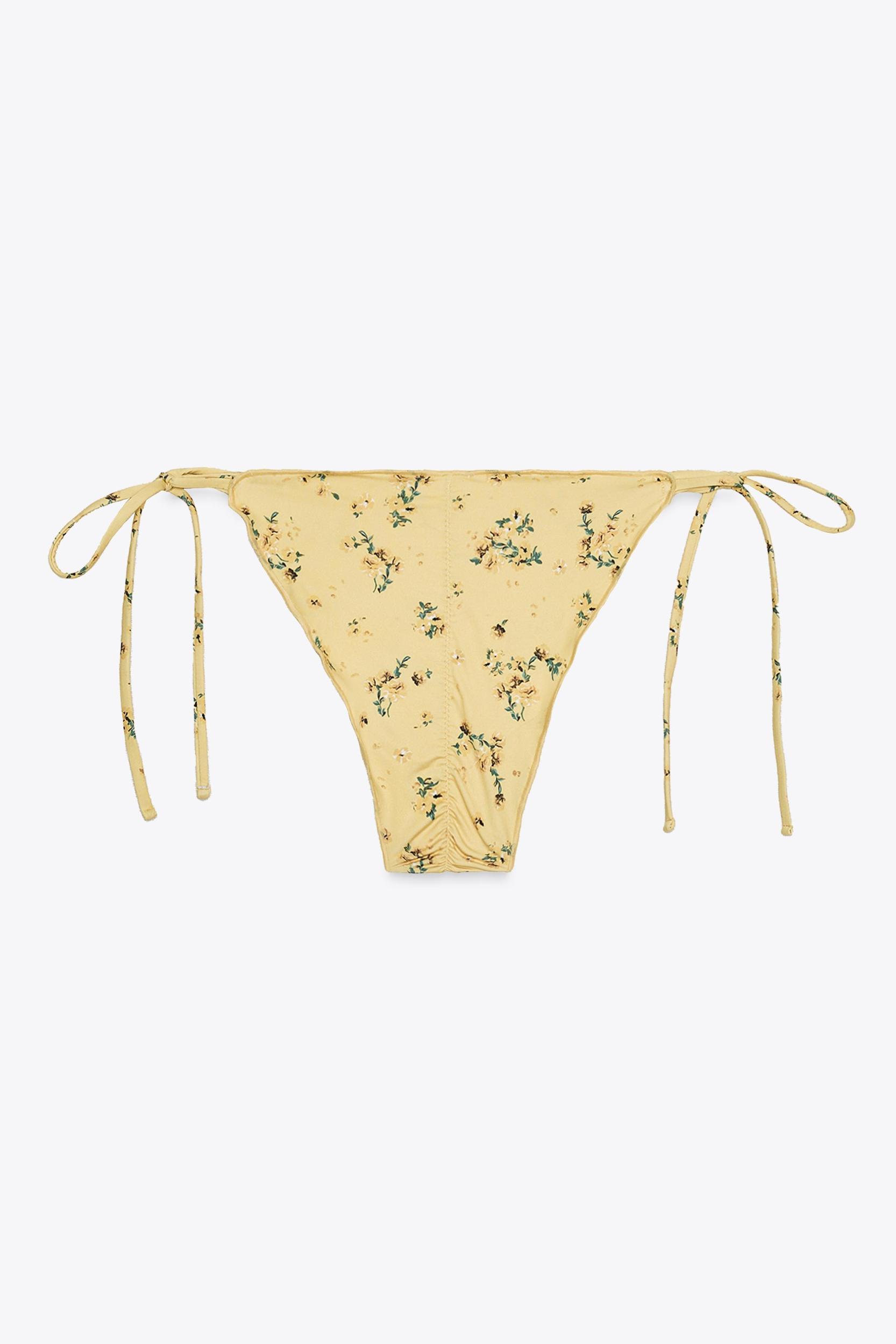 FLORAL TIE BIKINI BOTTOMS Product Image