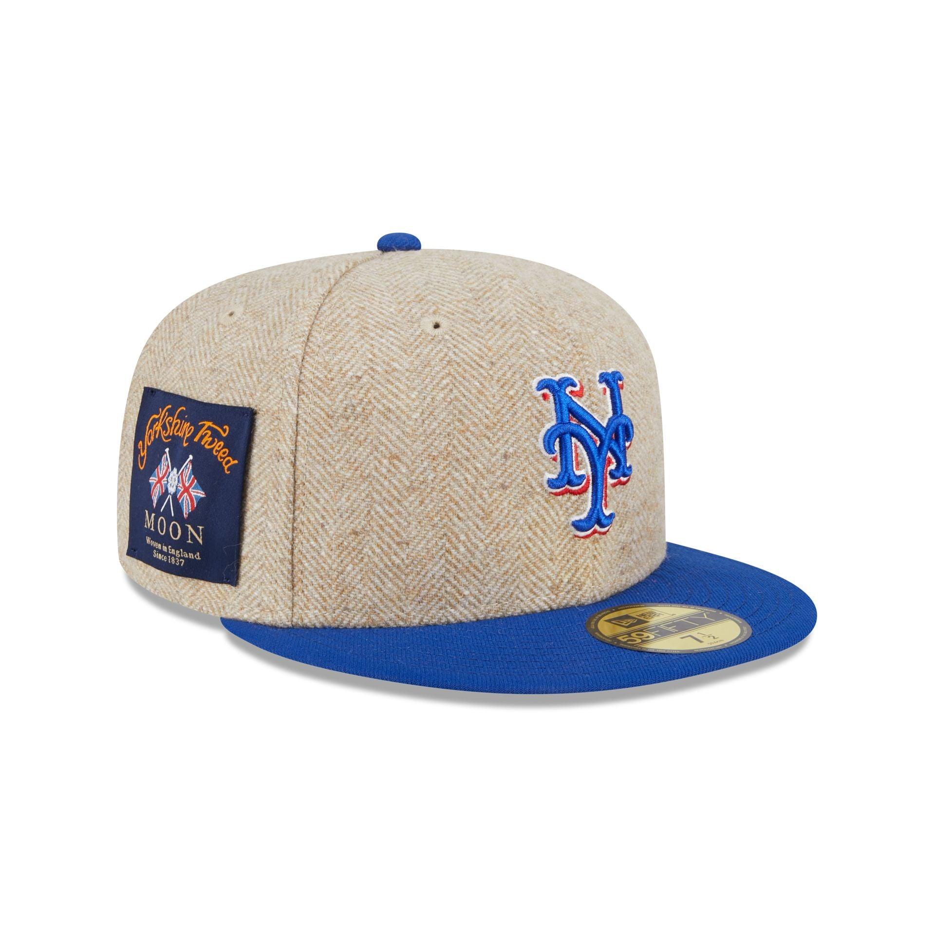 New York Mets Herringbone Moon 59FIFTY Fitted Hat Male Product Image