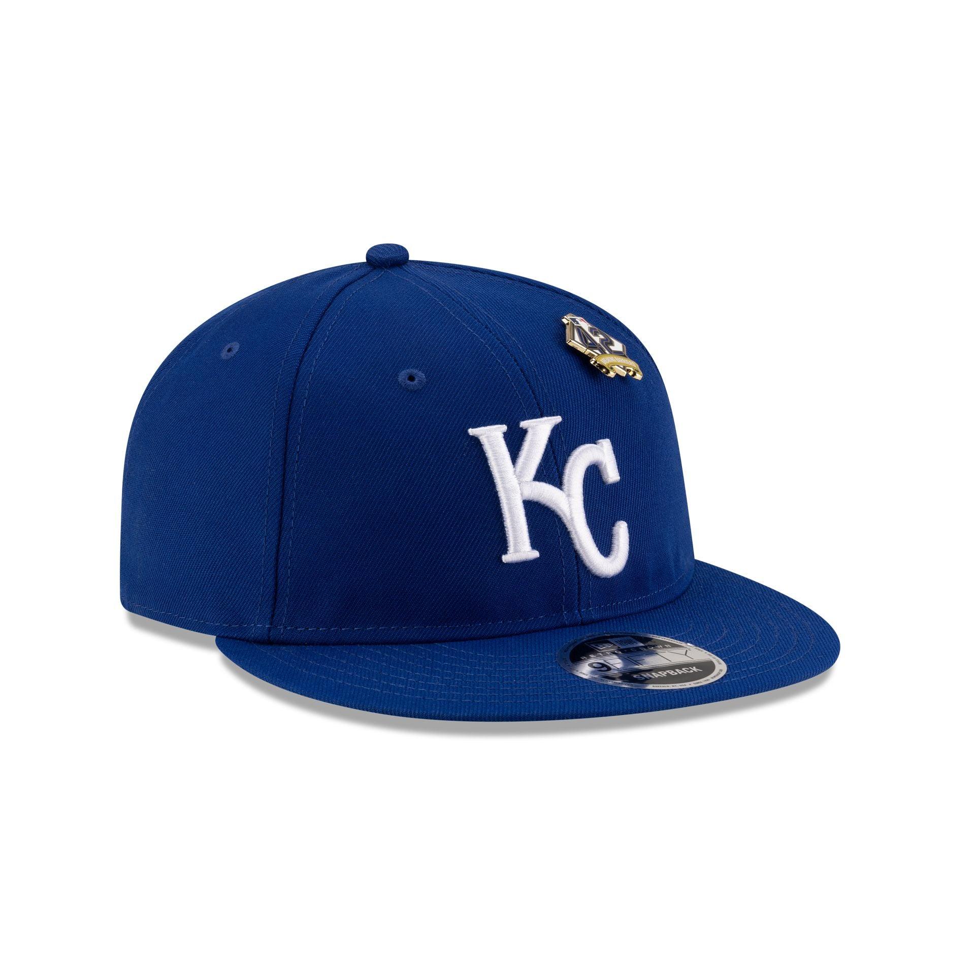 Kansas City Royals Jackie Robinson Day 2025 Retro Crown 9FIFTY Snapback Hat Male Product Image