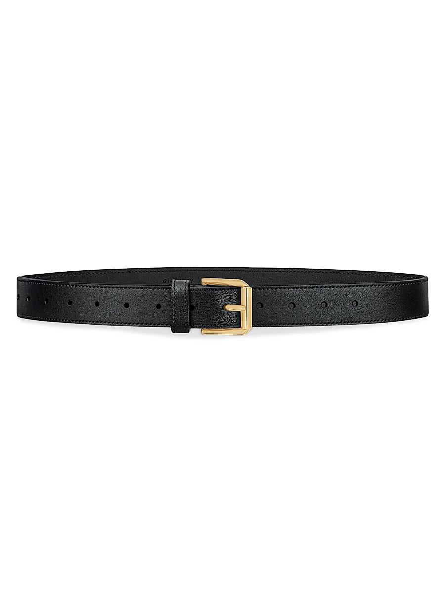Womens Voyou Long Belt in Shiny Leather Product Image