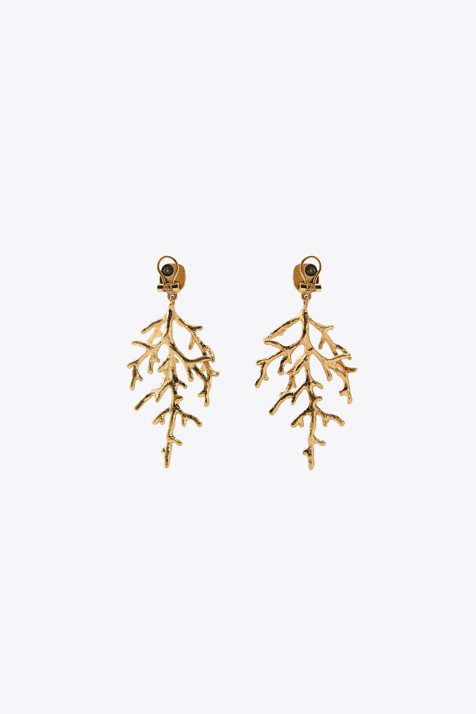 CORAL STONE EARRINGS Product Image