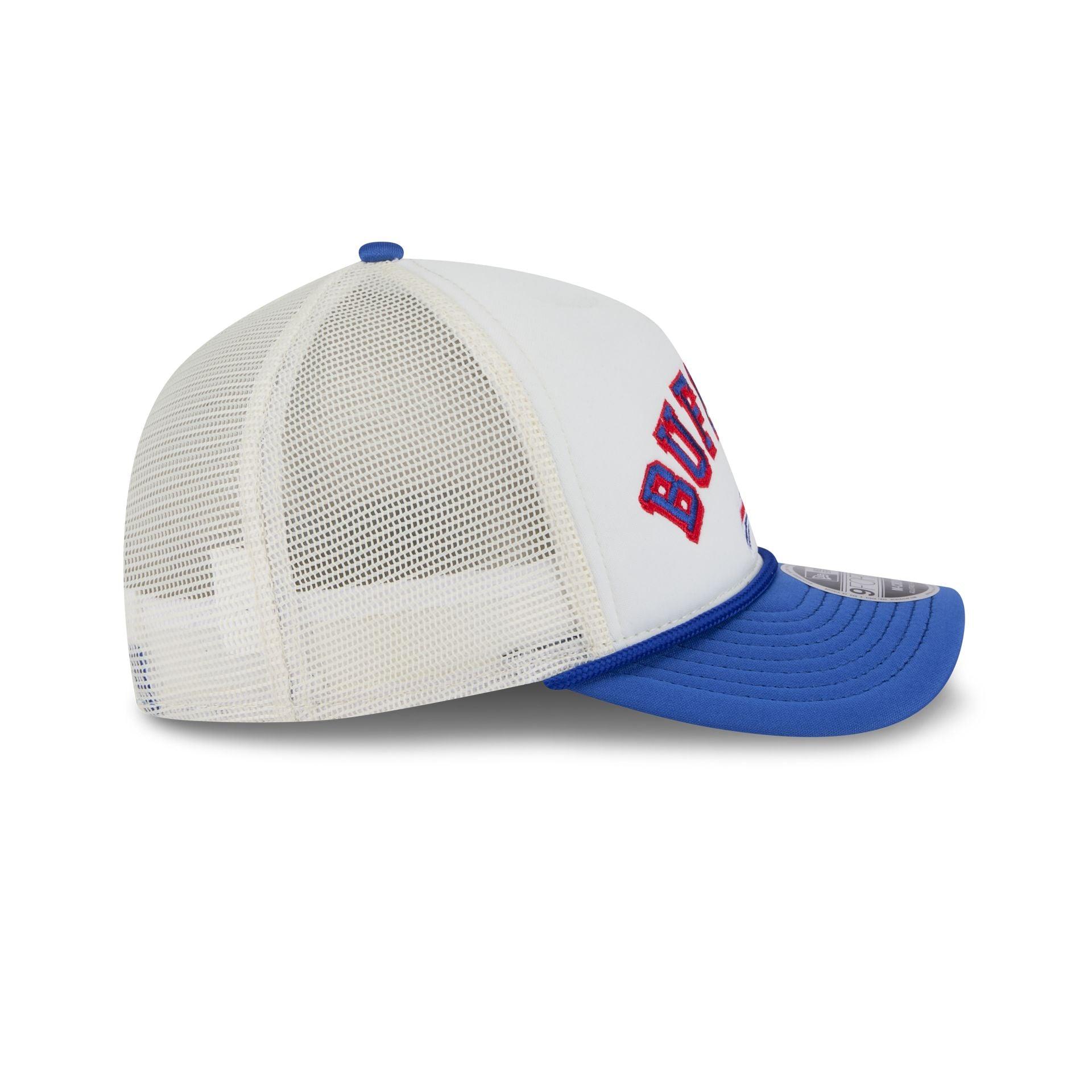 Buffalo Bills Chrome Arch 9FORTY M-Crown A-Frame Trucker Hat Male Product Image