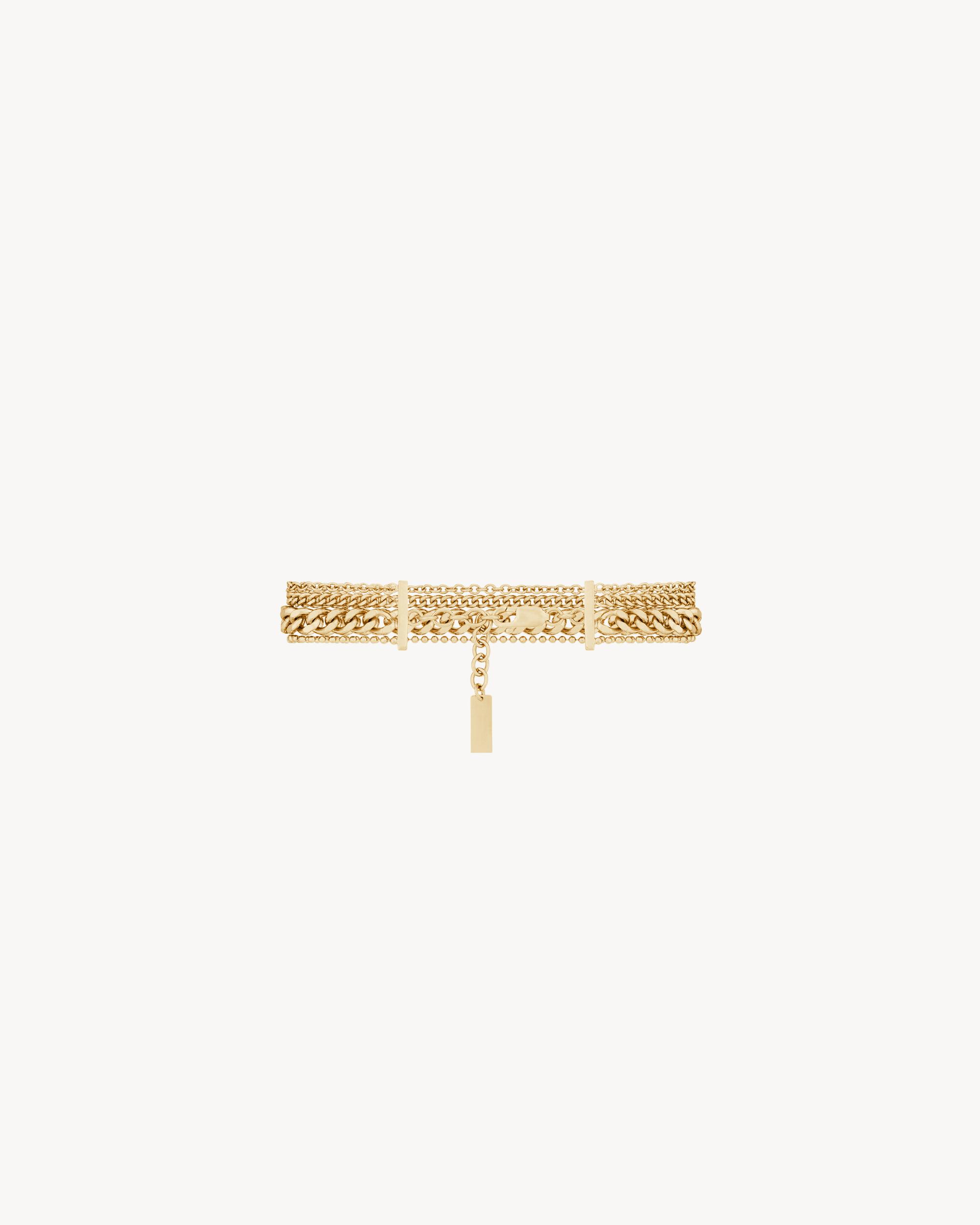 multi-chain bracelet in 18K yellow gold Product Image