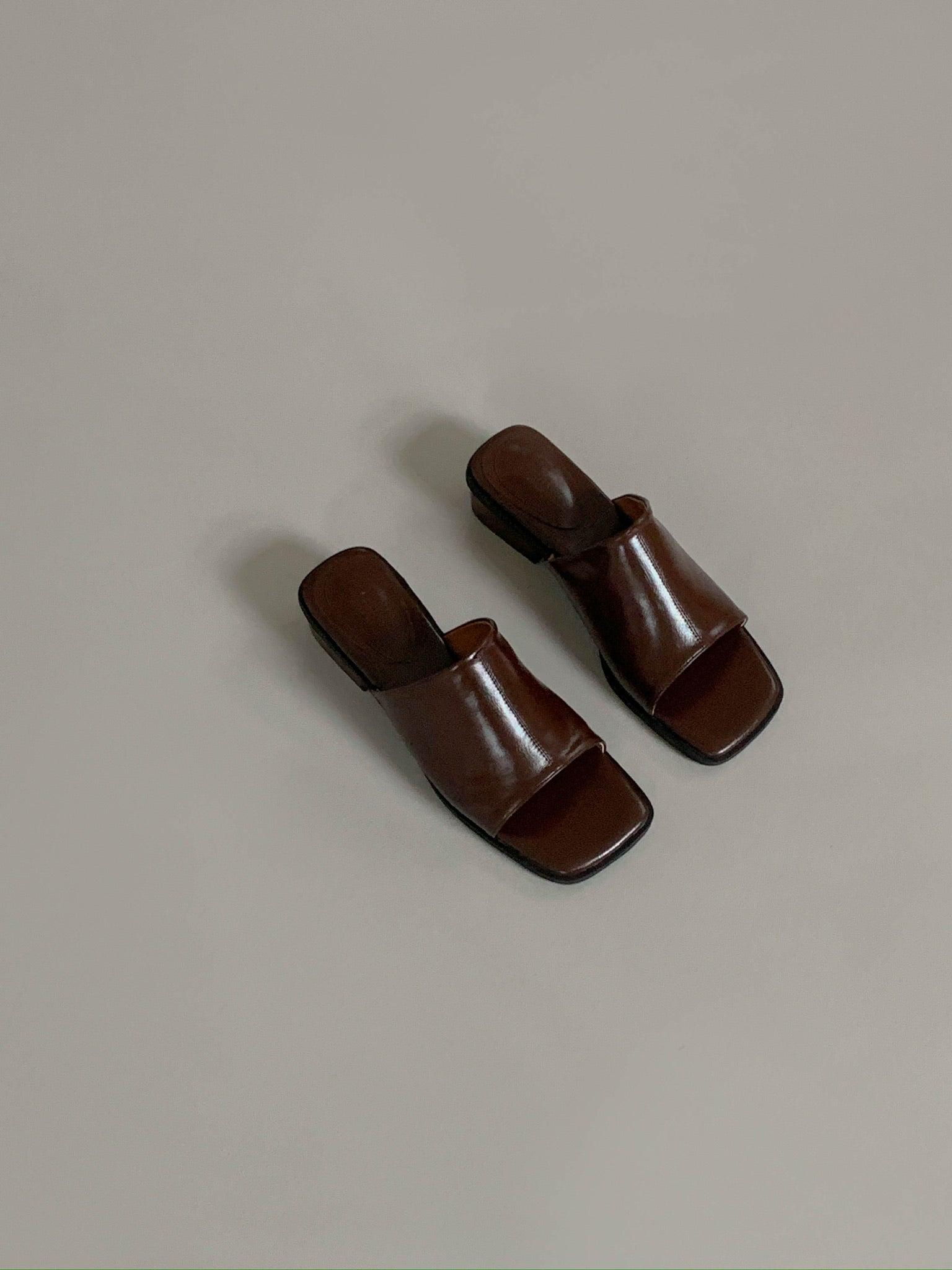 Belinda Mules in Ivory Product Image