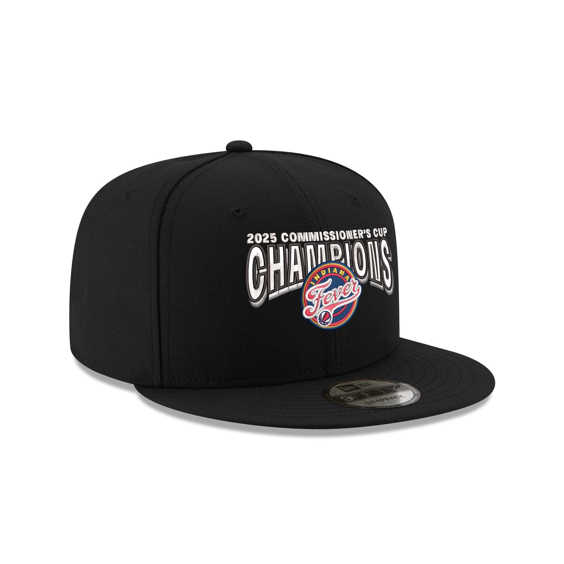 Indiana Fever 2025 WNBA Commissioner's Cup Champions 9FIFTY Snapback Hat Male Product Image