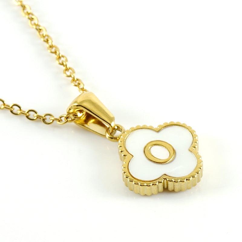 Clover Initial Necklace Product Image