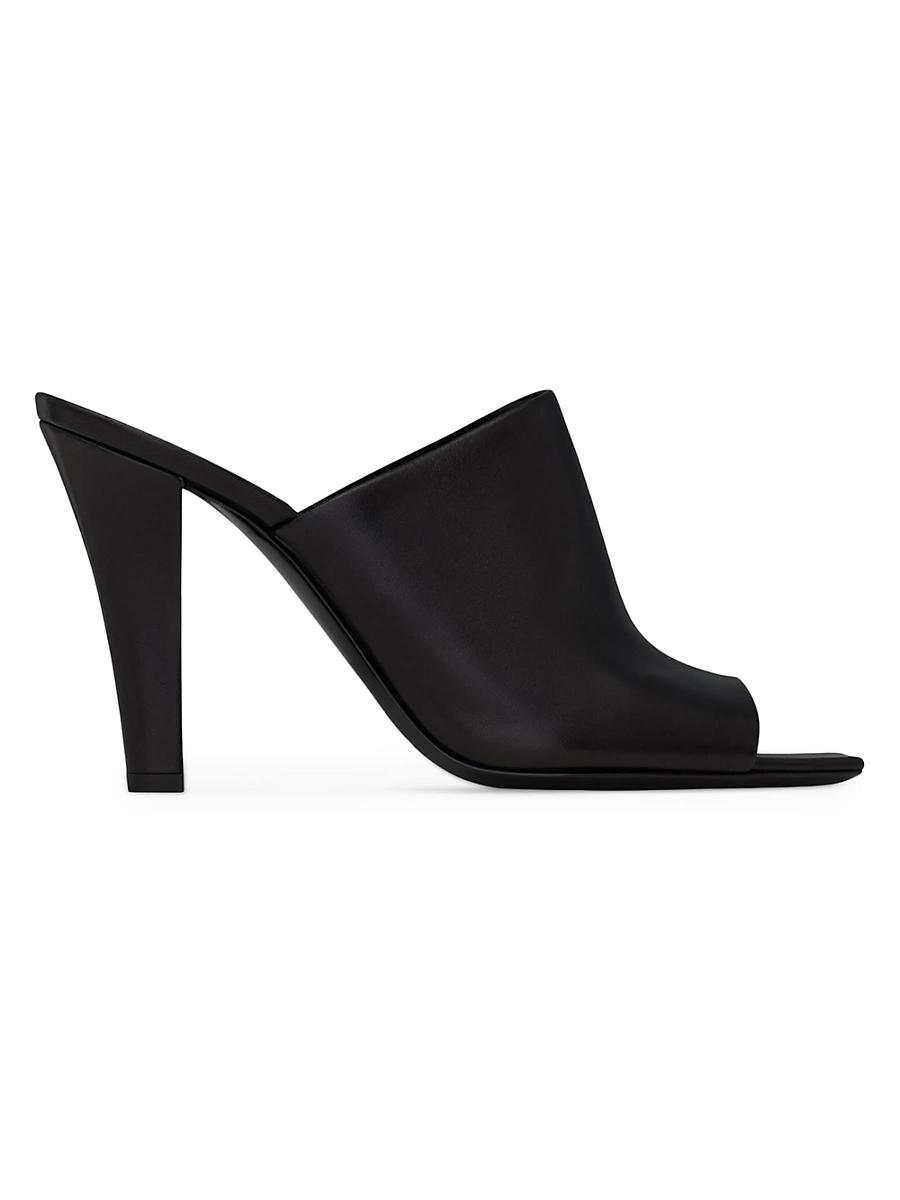 Womens Jill Mules in Smooth Leather Product Image