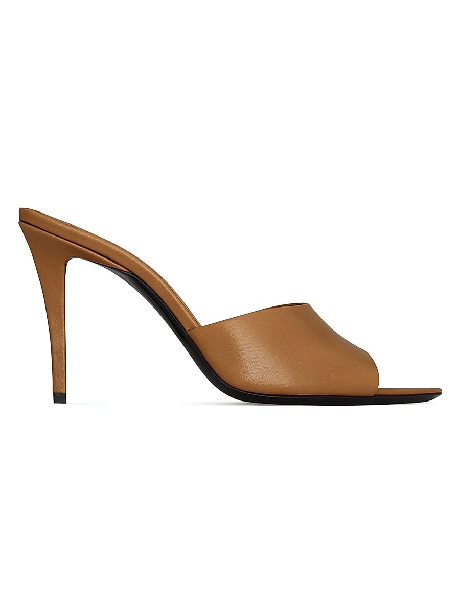 Womens Romy Mules in Smooth Leather Product Image