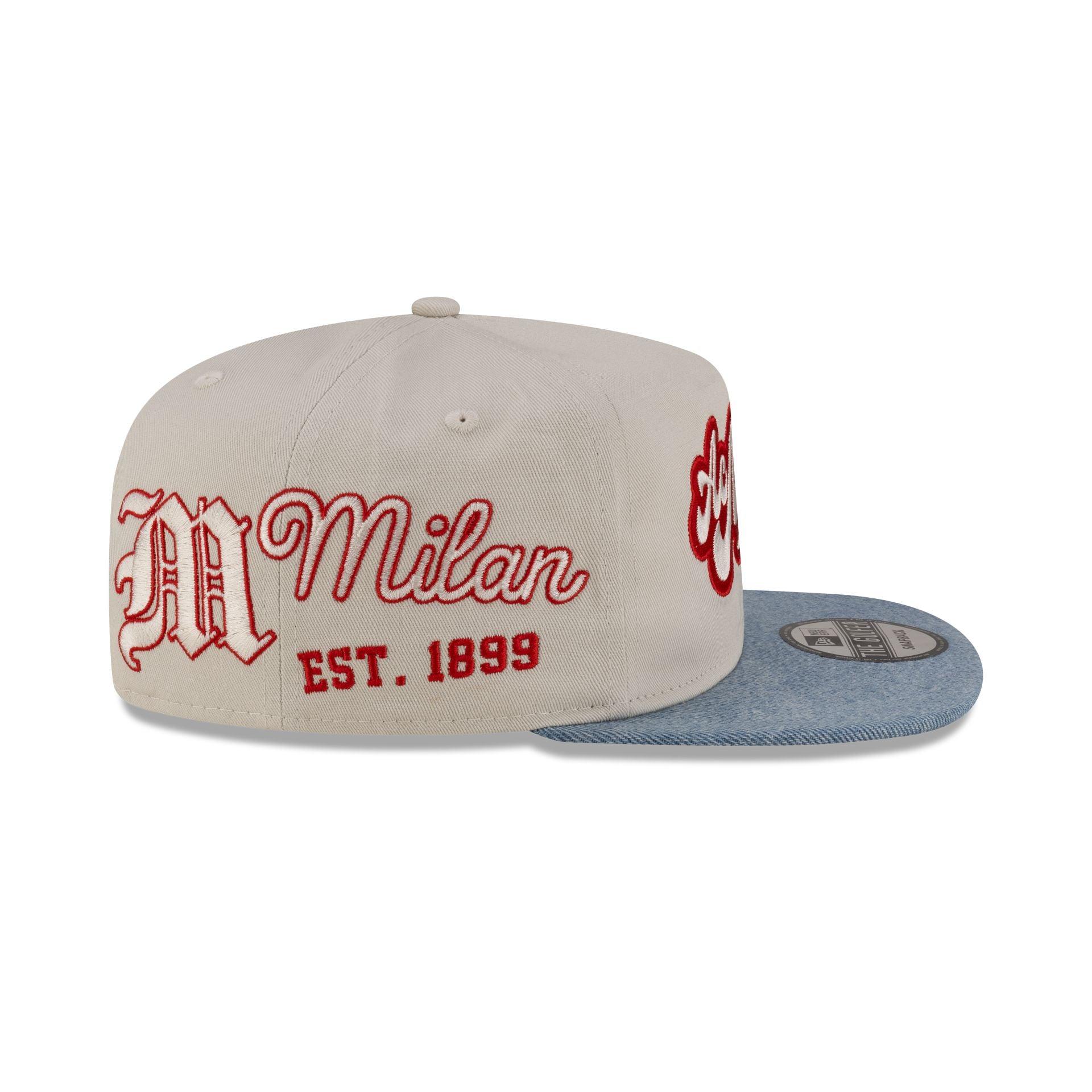 AC Milan Denim Visor Golfer Hat Male Product Image