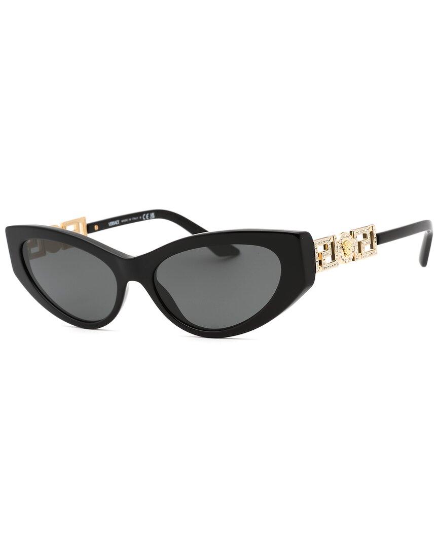 VERSACE Womens Black Ve4454 Logo-embellished Acetate Sunglasses Product Image