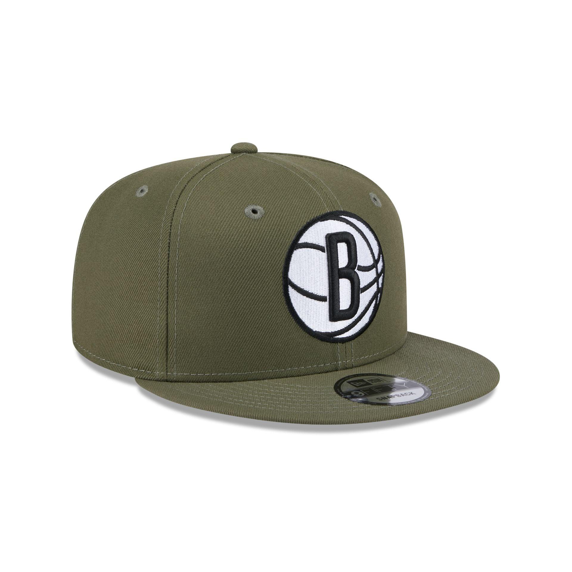 Brooklyn Nets Olive 9FIFTY Snapback Hat Male Product Image