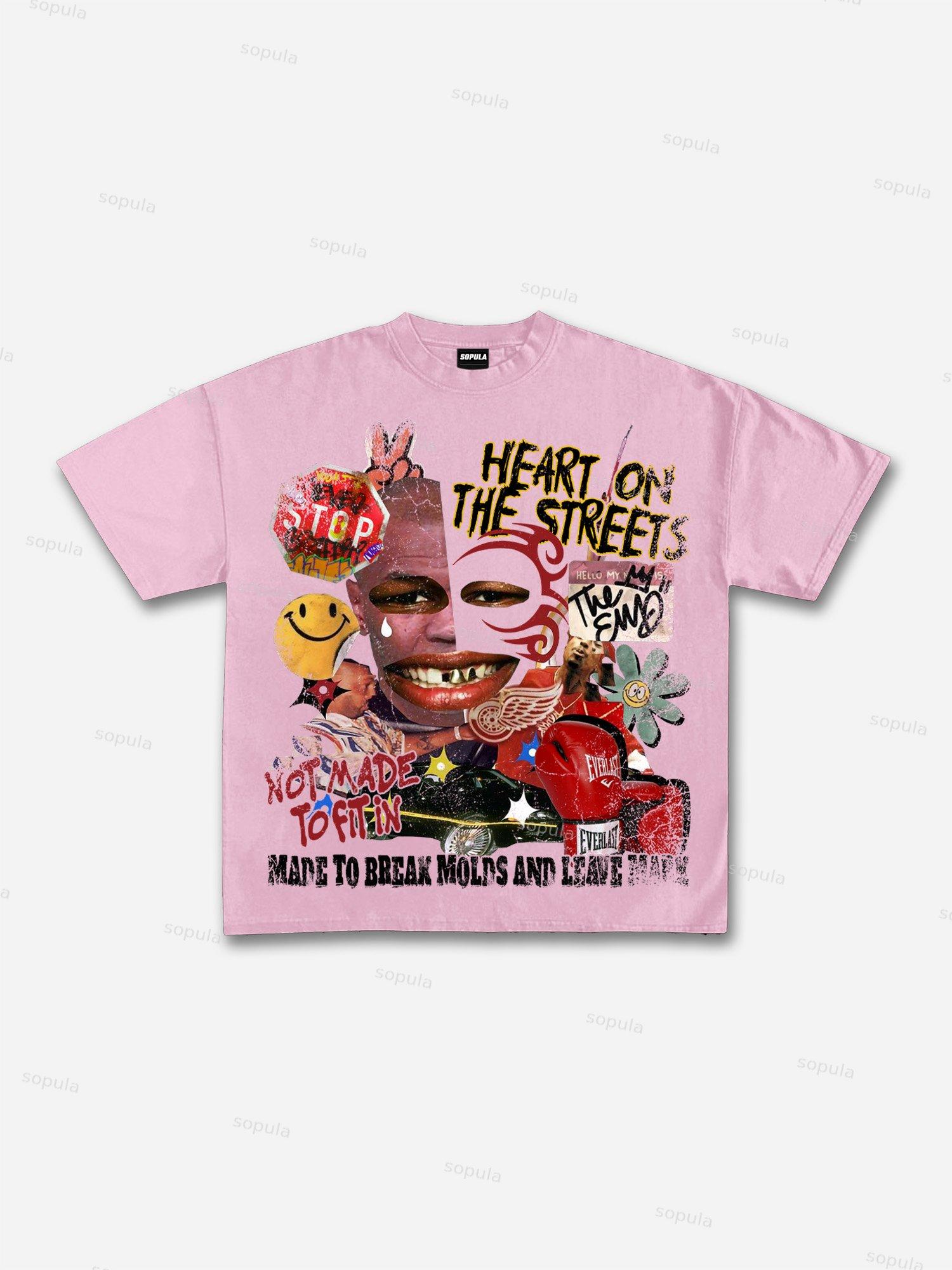 Money Makers Graphics Fly Rich Printed Casual T-Shirt Product Image