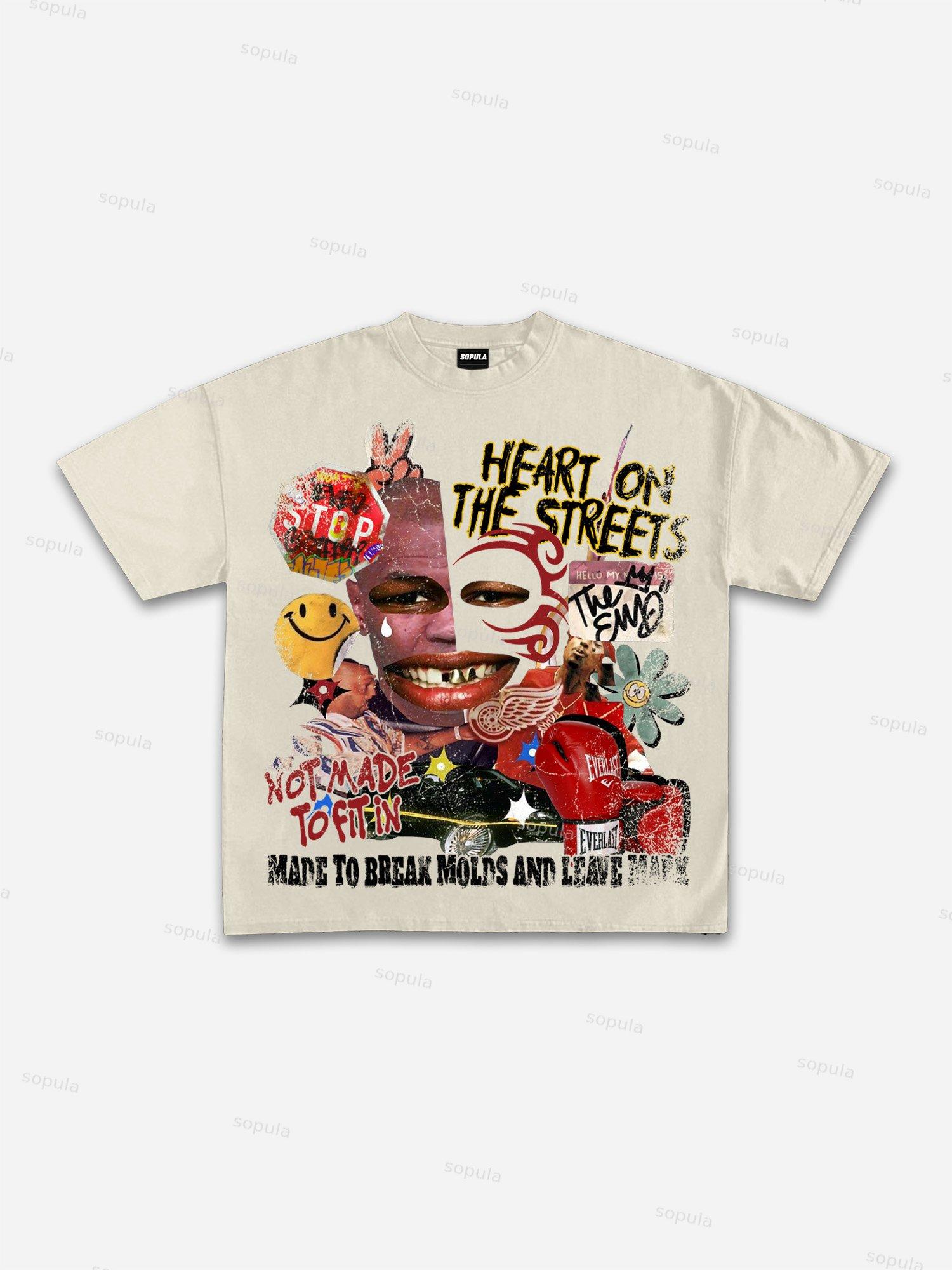 Money Makers Graphics Fly Rich Printed Casual T-Shirt Product Image