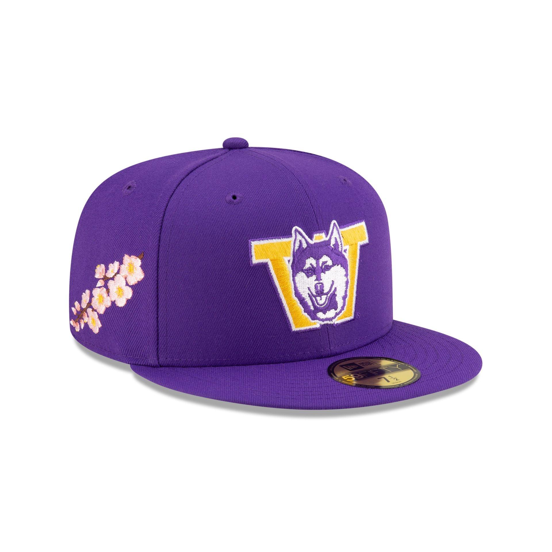 Washington Huskies Purple Blossom 59FIFTY Fitted Hat Male Product Image