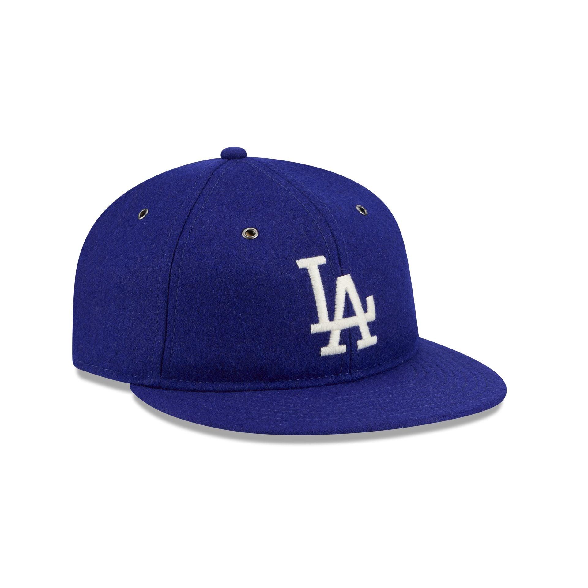 Los Angeles Dodgers Wool Retro Crown Blue 59FIFTY Fitted Hat Male Product Image