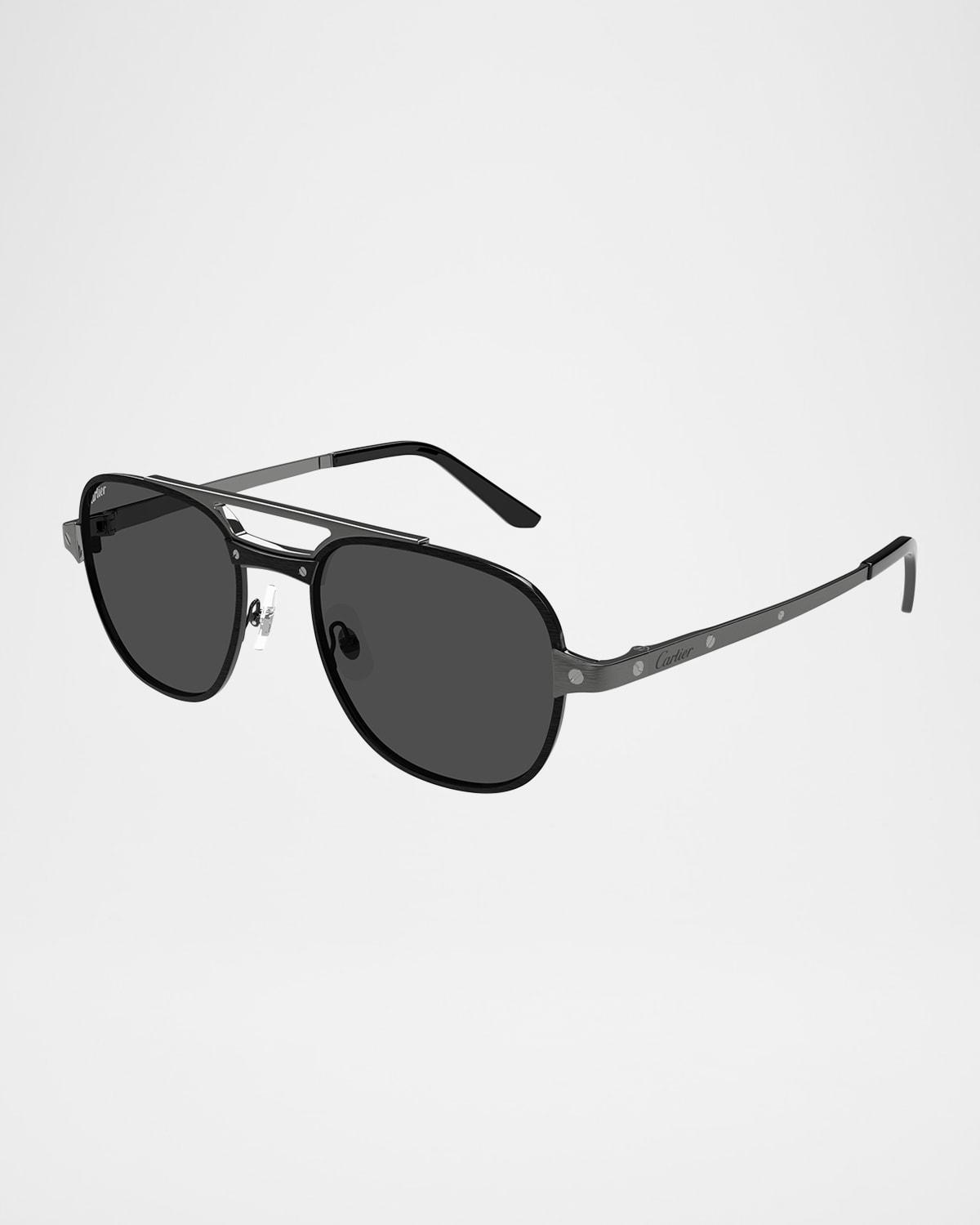 Mens Thing Triangle 50MM Round Sunglasses Product Image