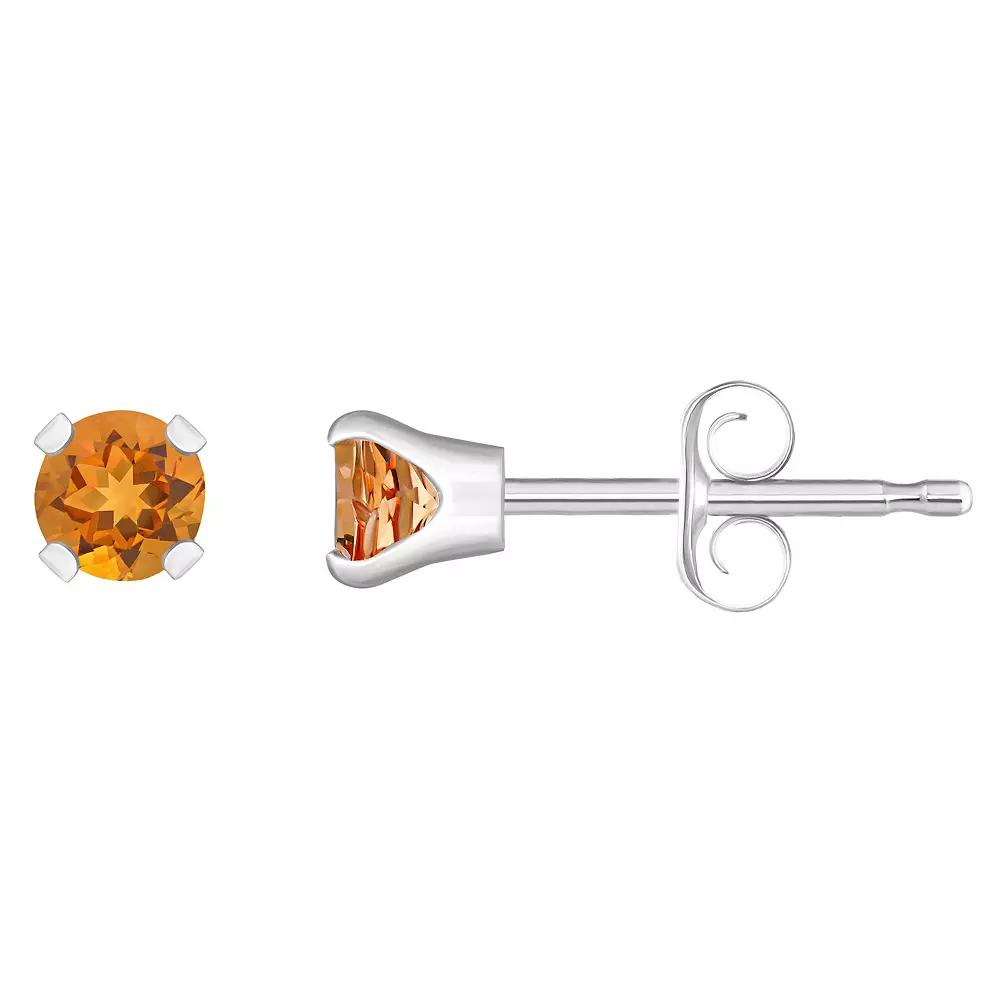 Celebration Gems 14k White Gold Gemstone Stud Earrings, Women's, September Product Image