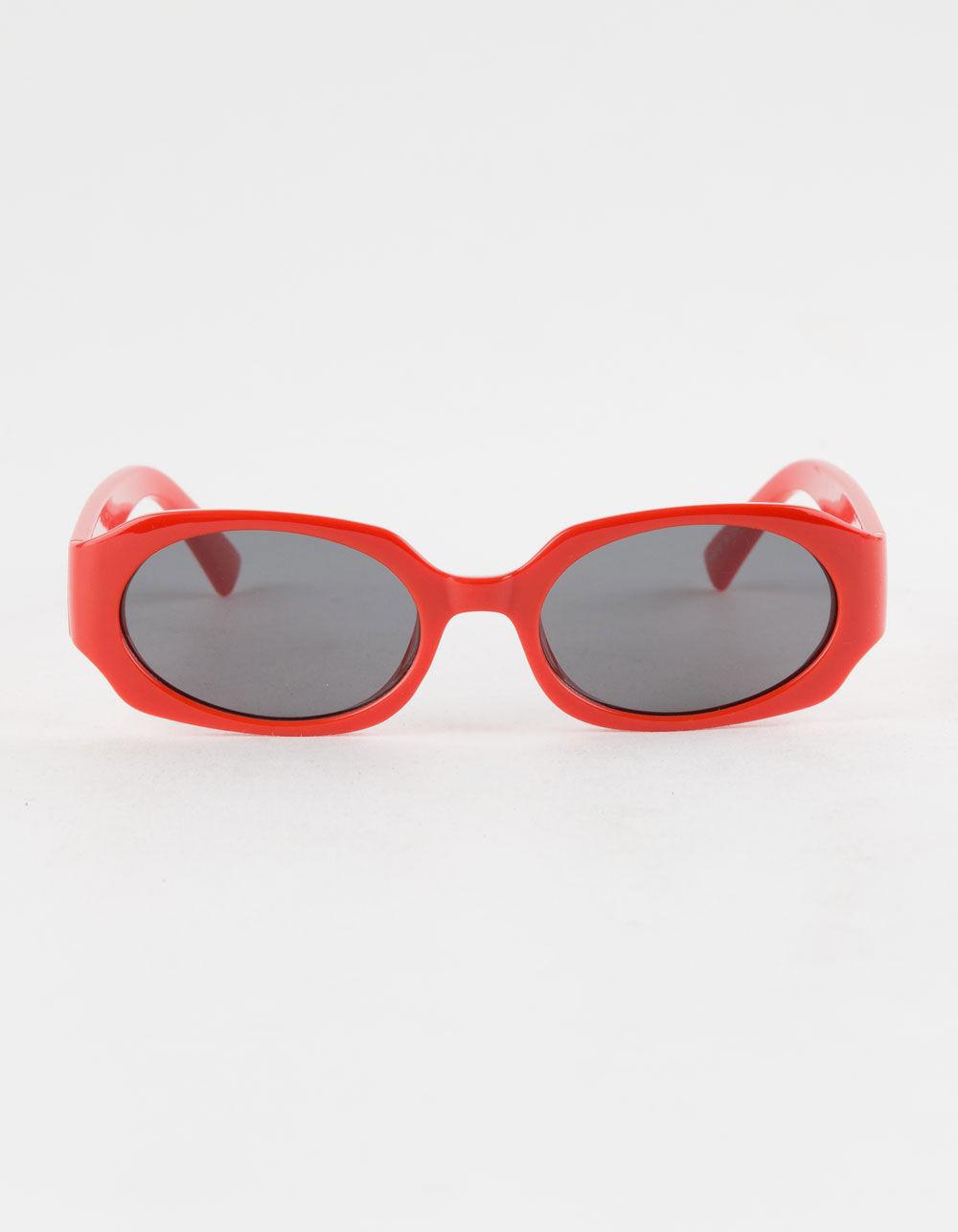RSQ Cookies Oval Sunglasses - RUST Product Image