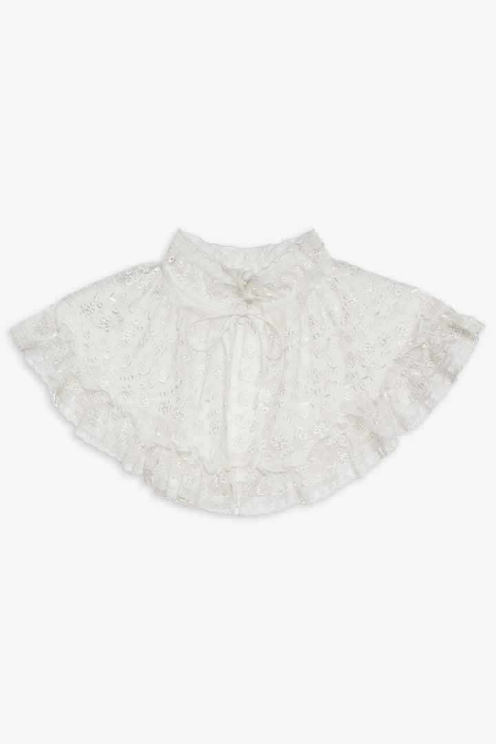Layer Cake Chiffon Collar — White Product Image