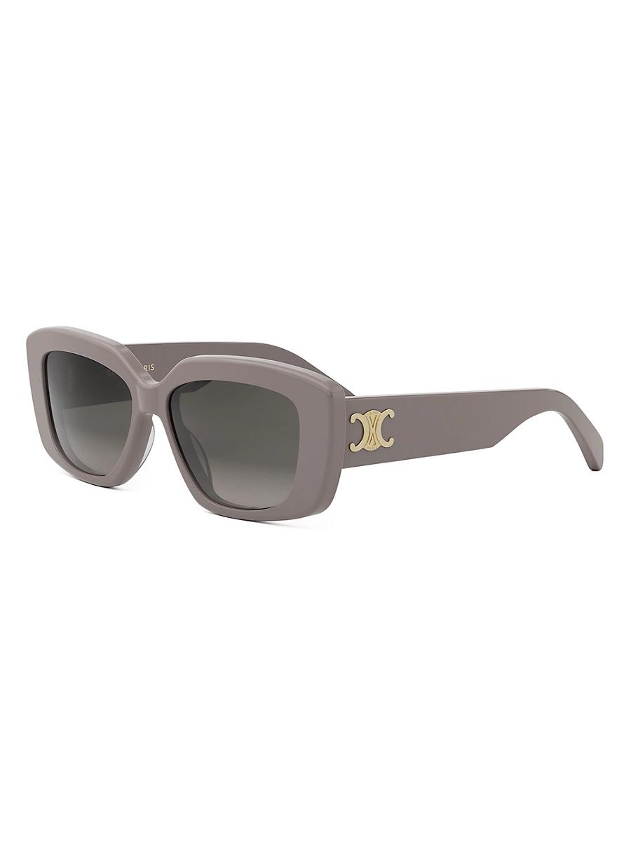 Womens Triomphe 55MM Geometric Sunglasses Product Image
