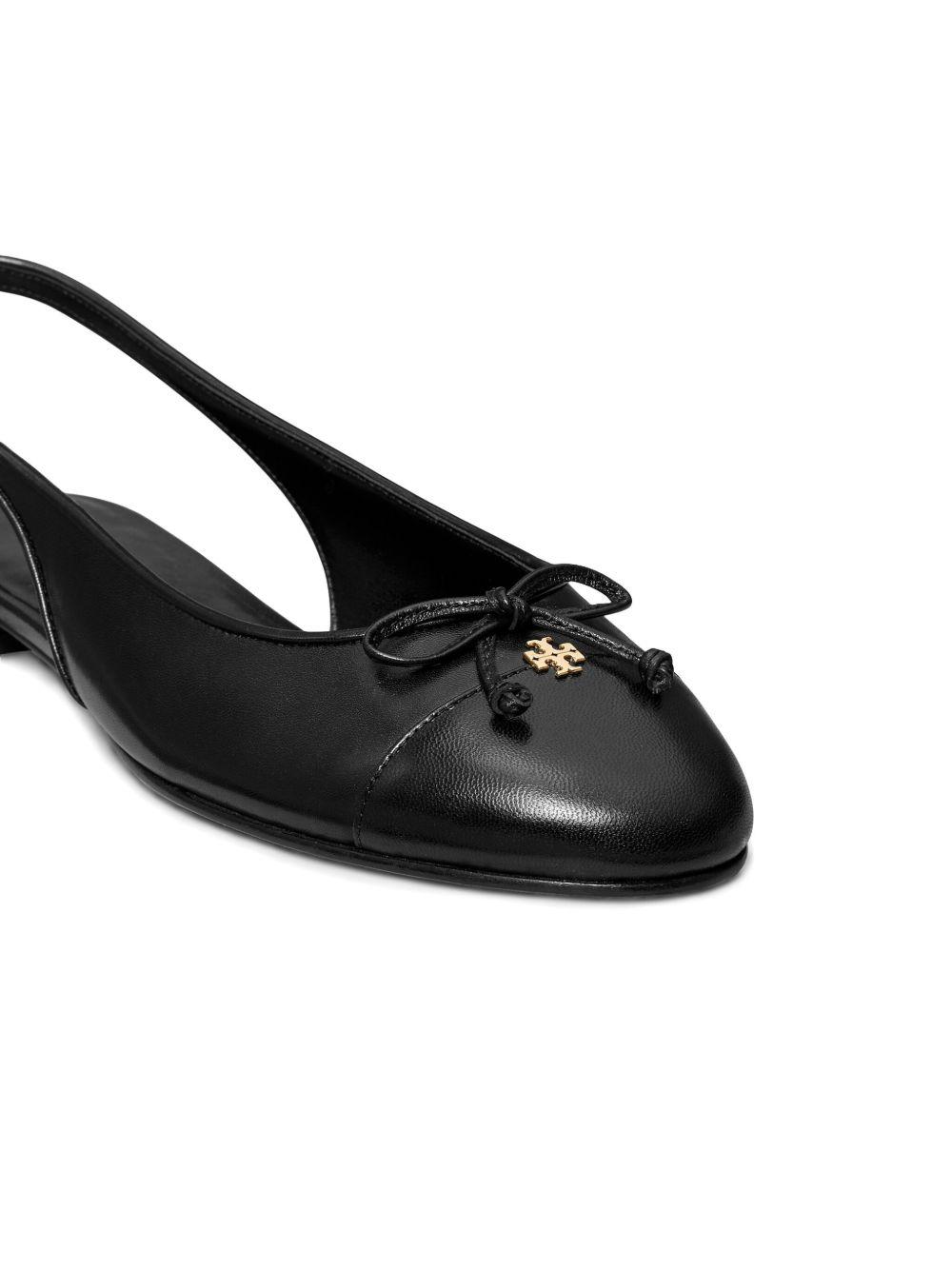 leather ballerina shoes Product Image
